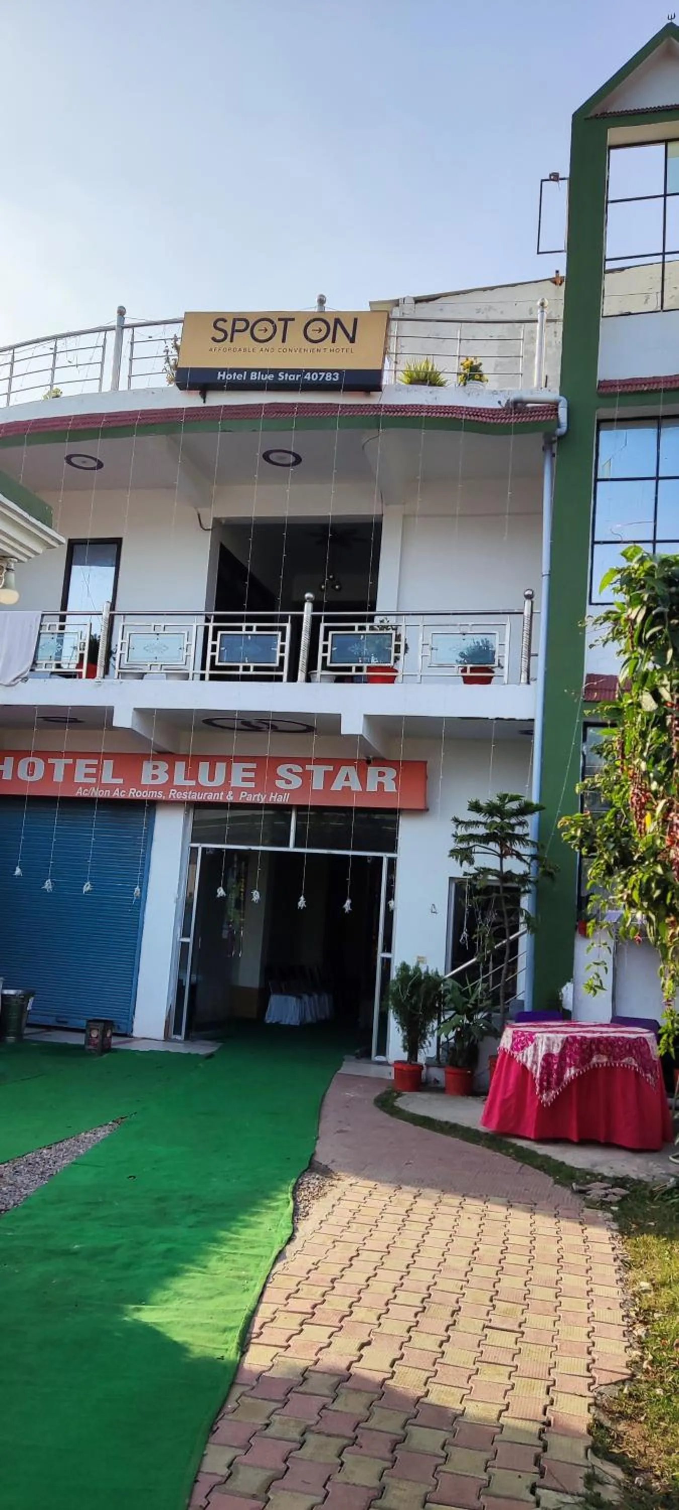Property building in Hotel Blue Star