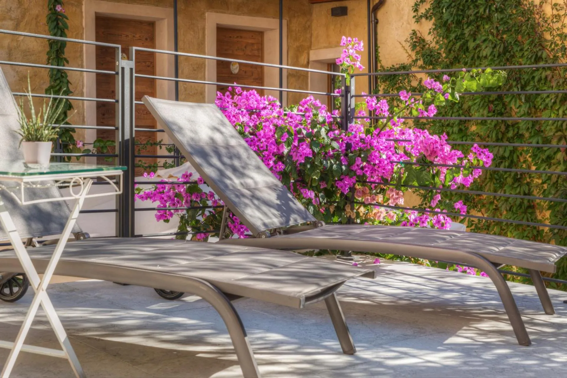 Garden in Corte Alma Spa and Luxury Home