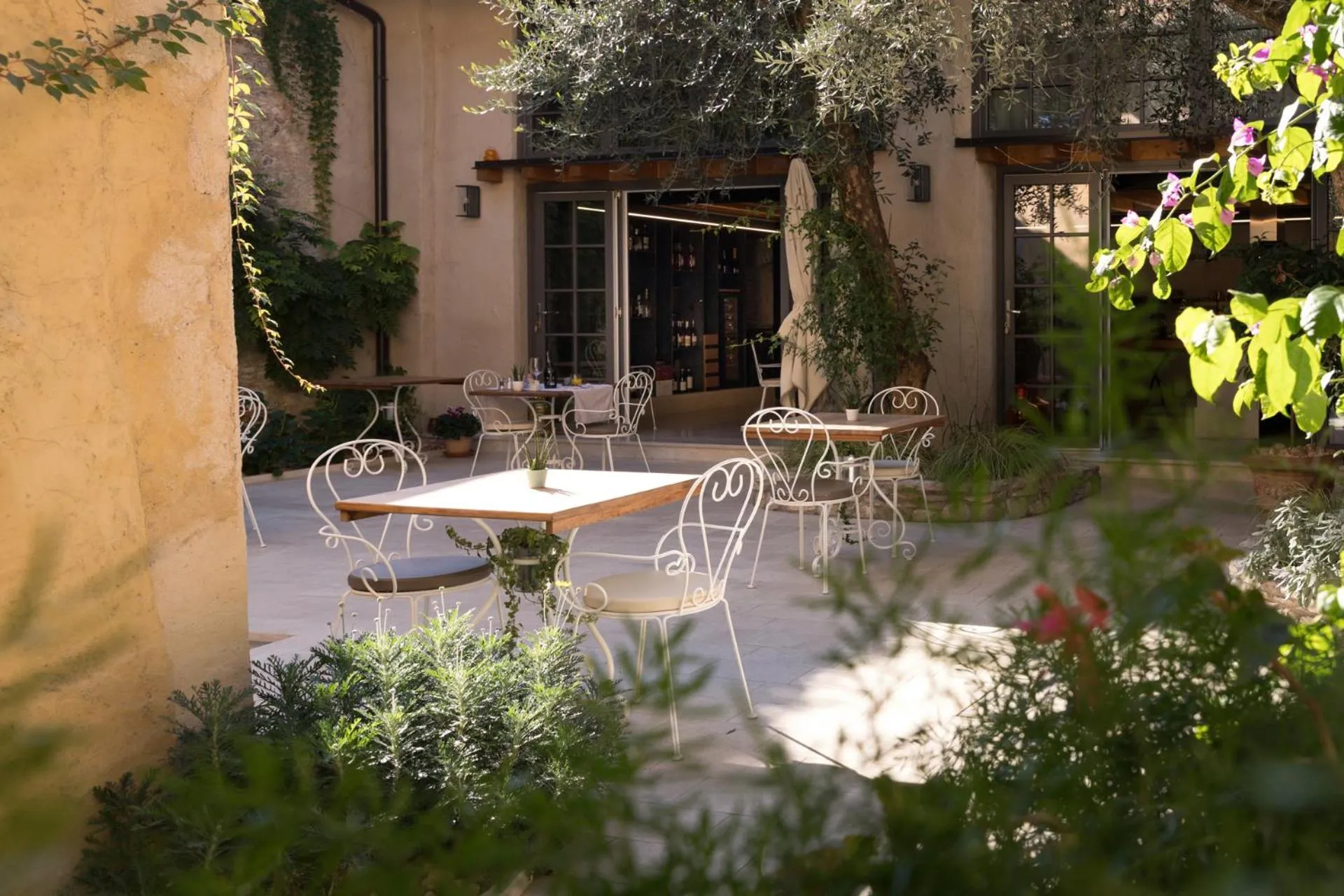 Garden in Corte Alma Spa and Luxury Home