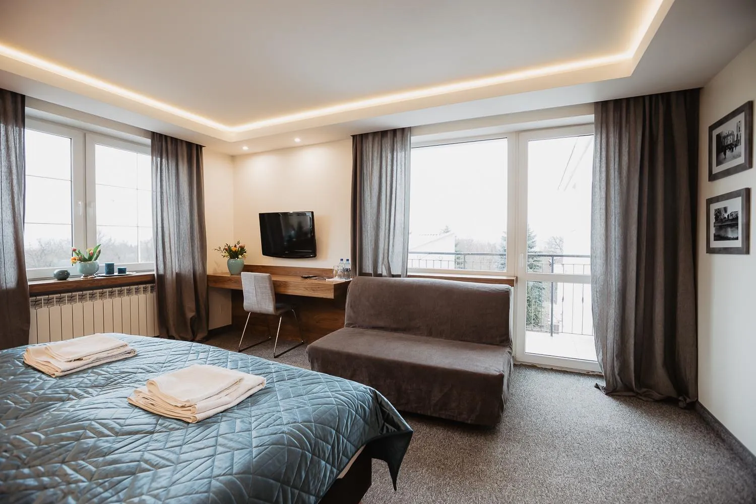 Photo of the whole room, Bed in Na Górce