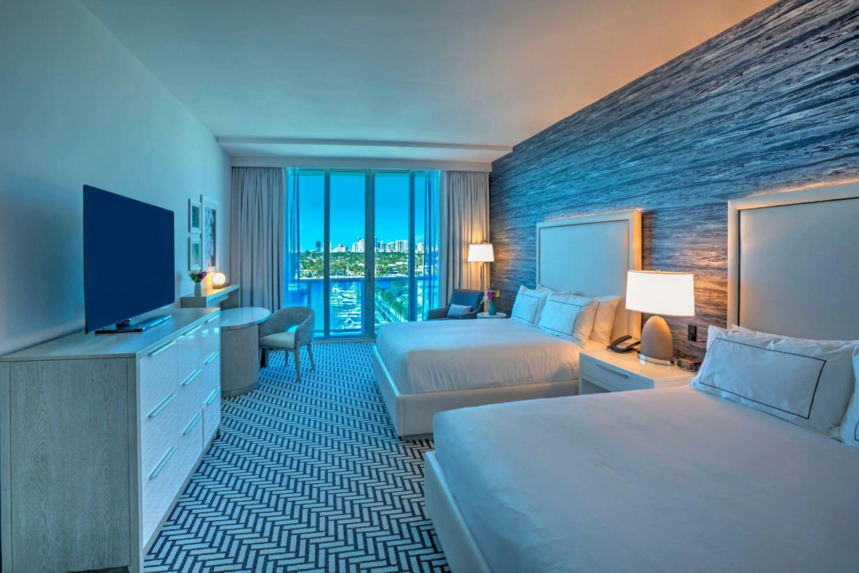 Bed in Hotel Maren Fort Lauderdale Beach, Curio Collection By Hilton