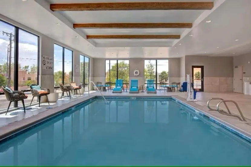 Swimming pool in Hampton Inn Santa Fe South, NM