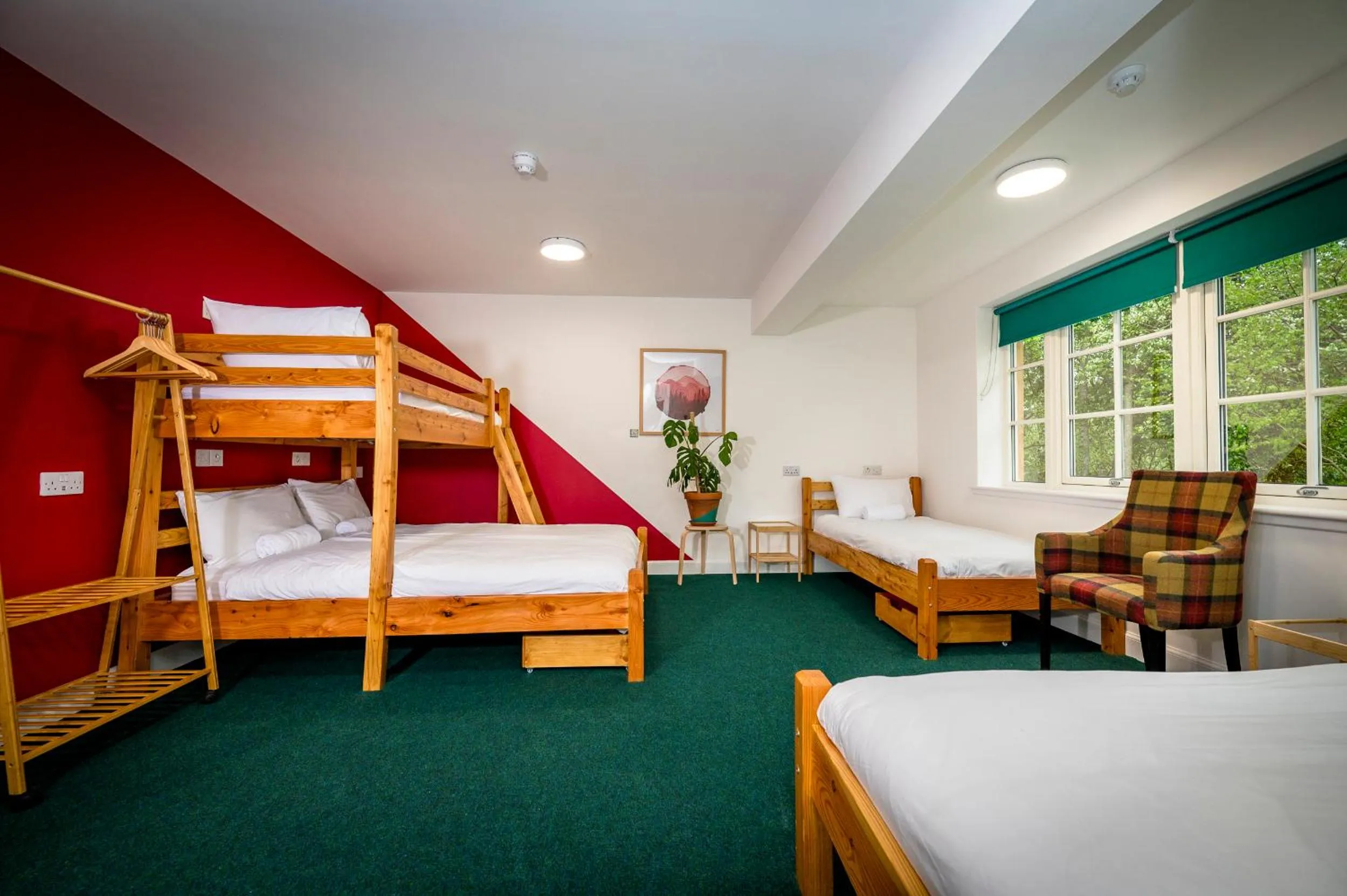 Bed in Loch Ness Bunk Inn