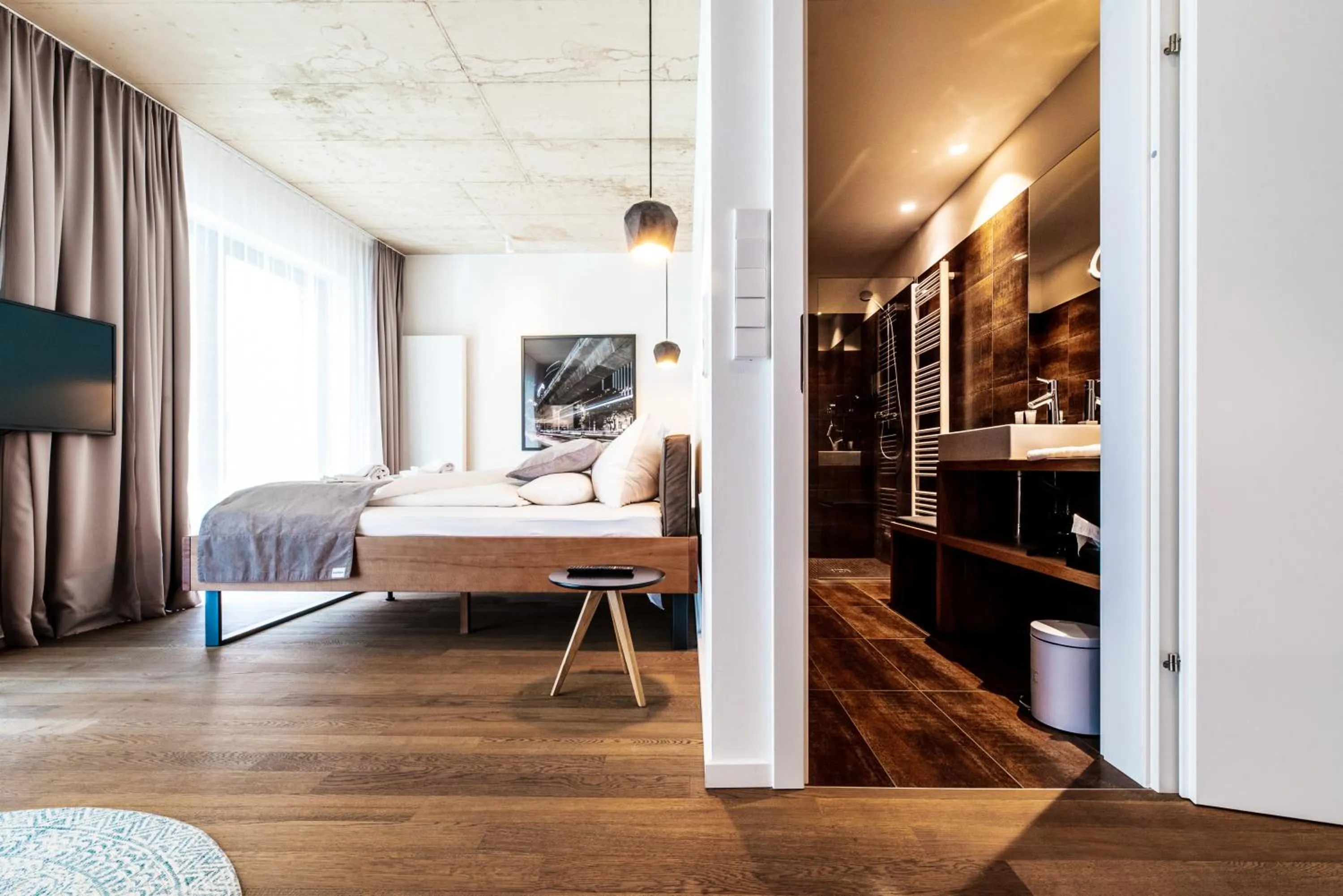 Bathroom in Blackhome Graz I contactless check-in