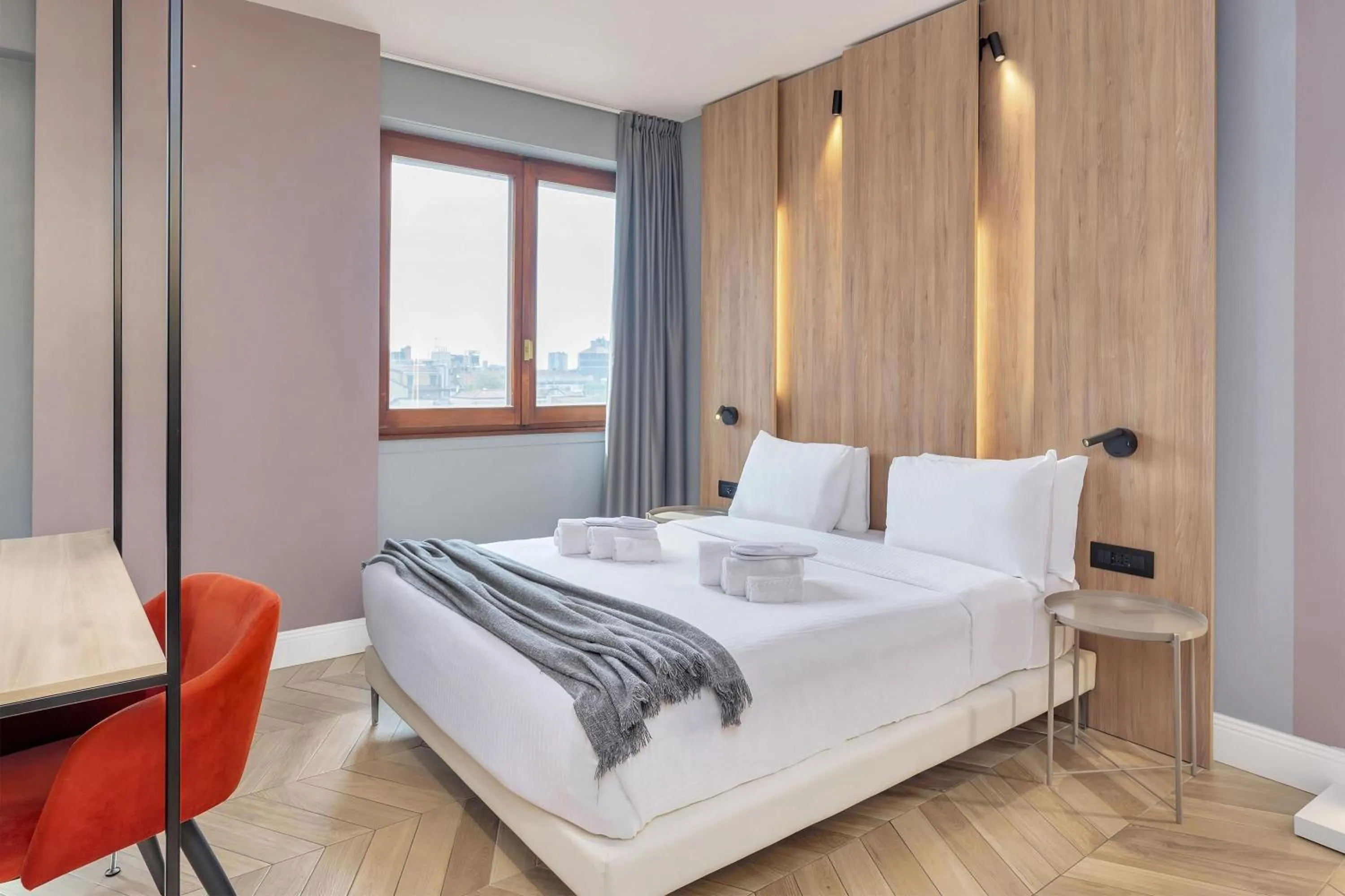 Photo of the whole room, Bed in B&B Hotel Milano City Center Duomo