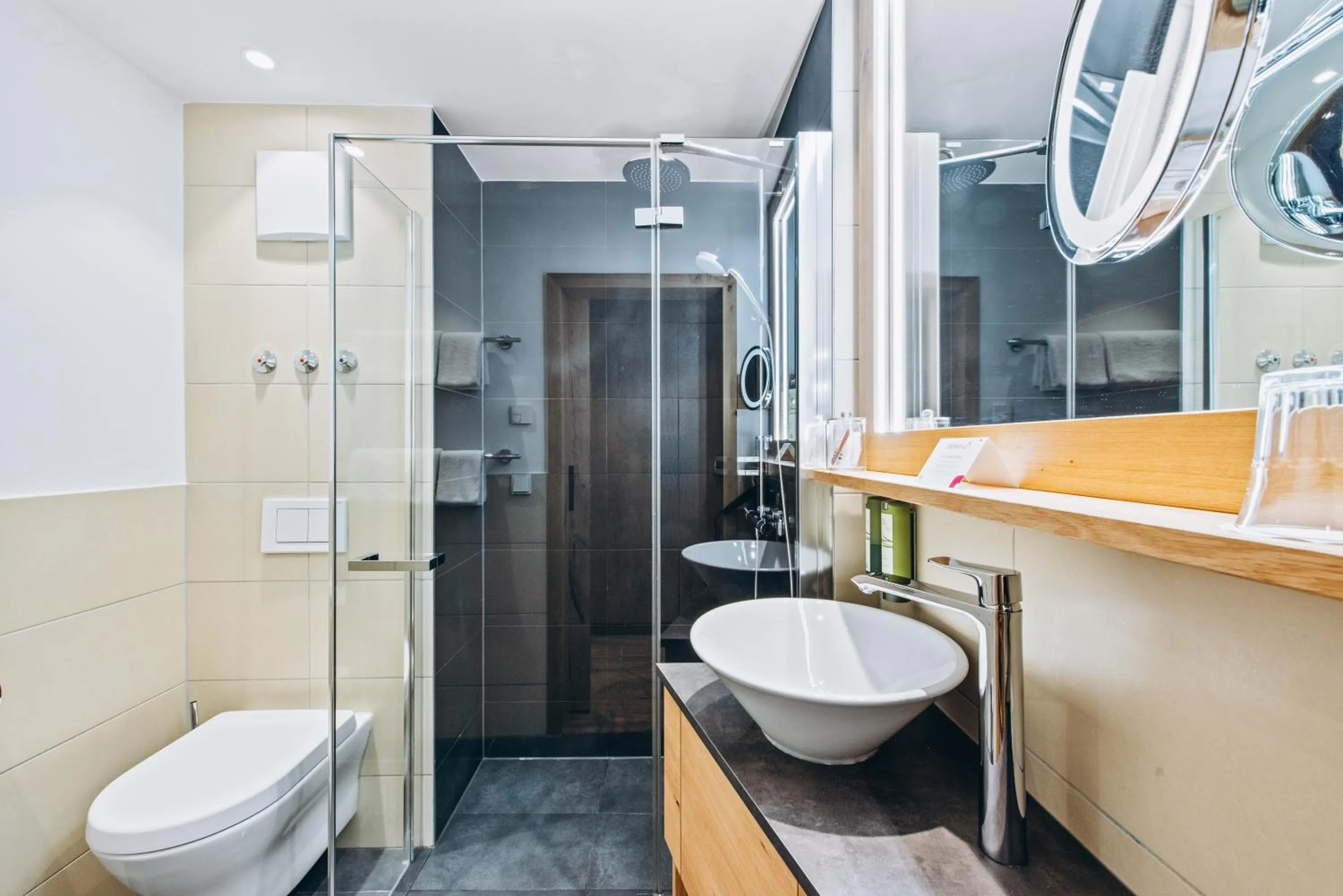 Bathroom in Obermühle 4*S Boutique Resort