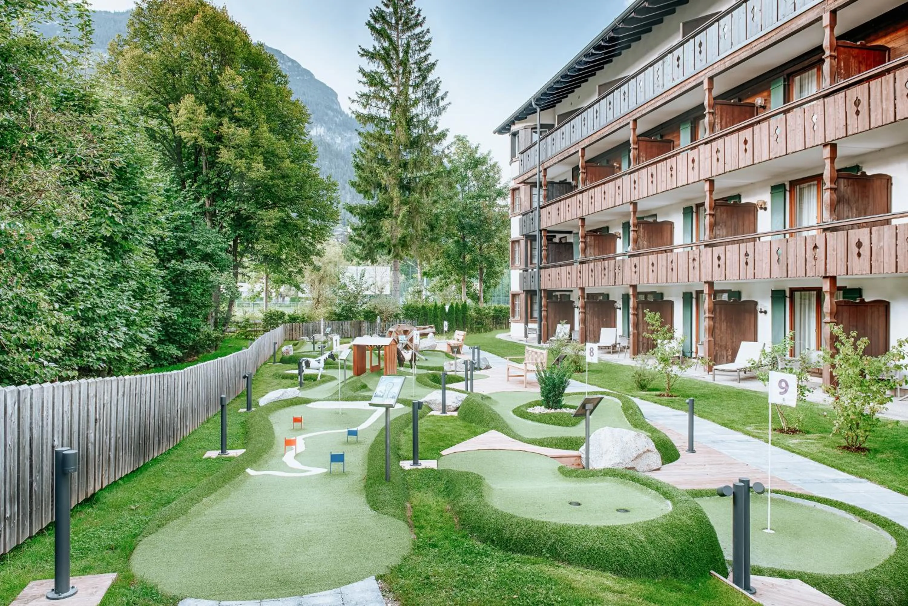 Minigolf in Obermühle 4*S Boutique Resort