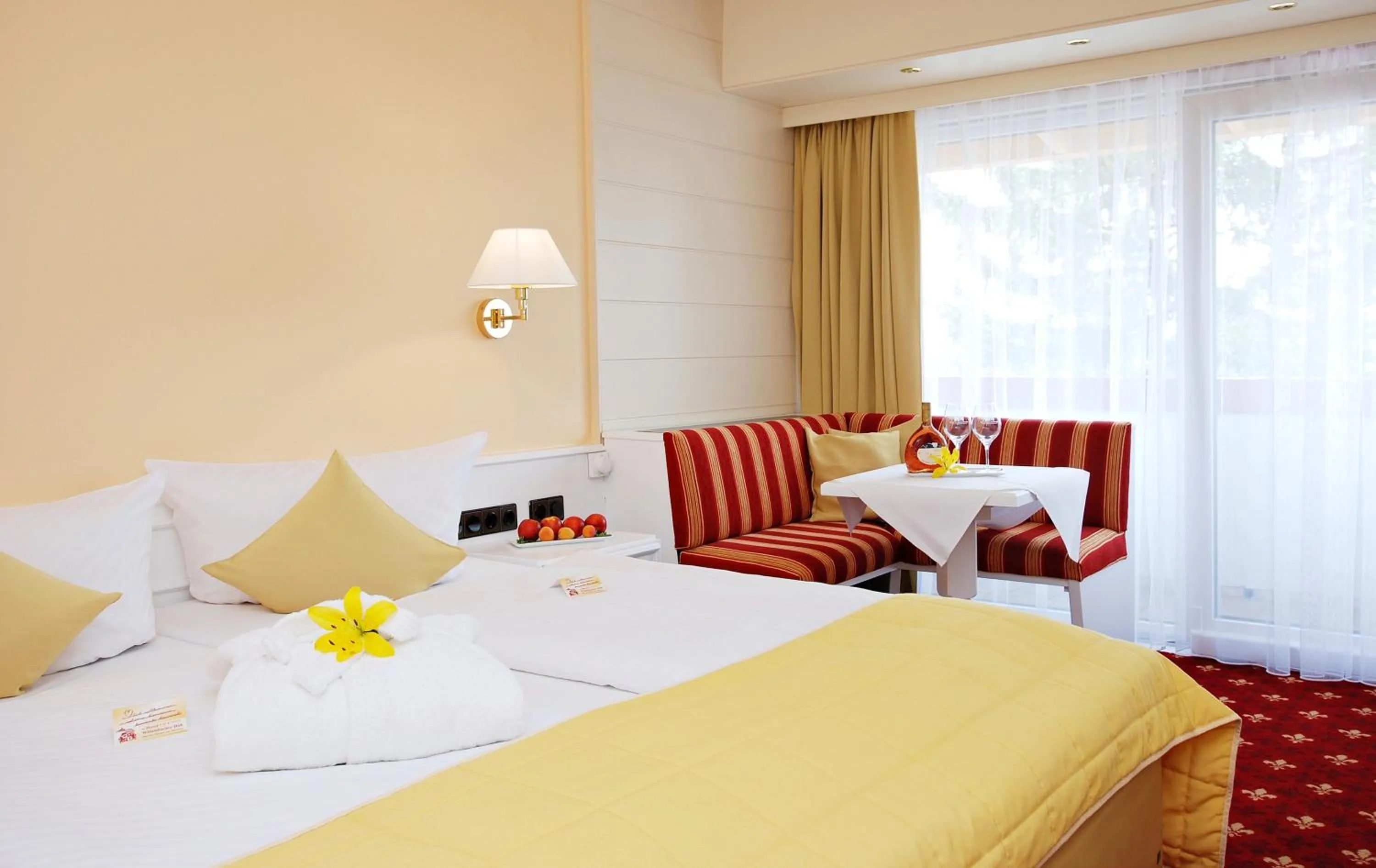 Bed in Hotel Wittelsbacher Höh