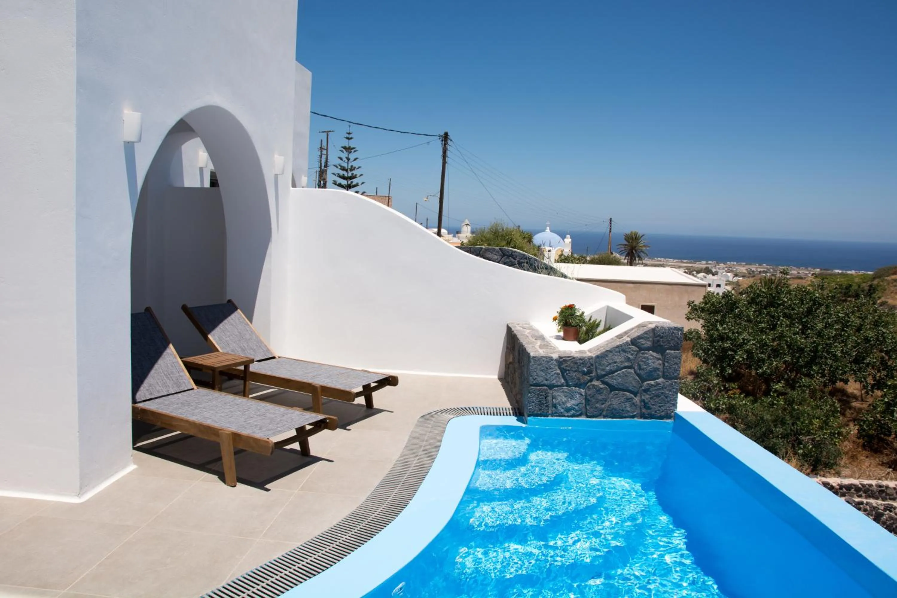 Sea view in Amphitrite Suites Santorini