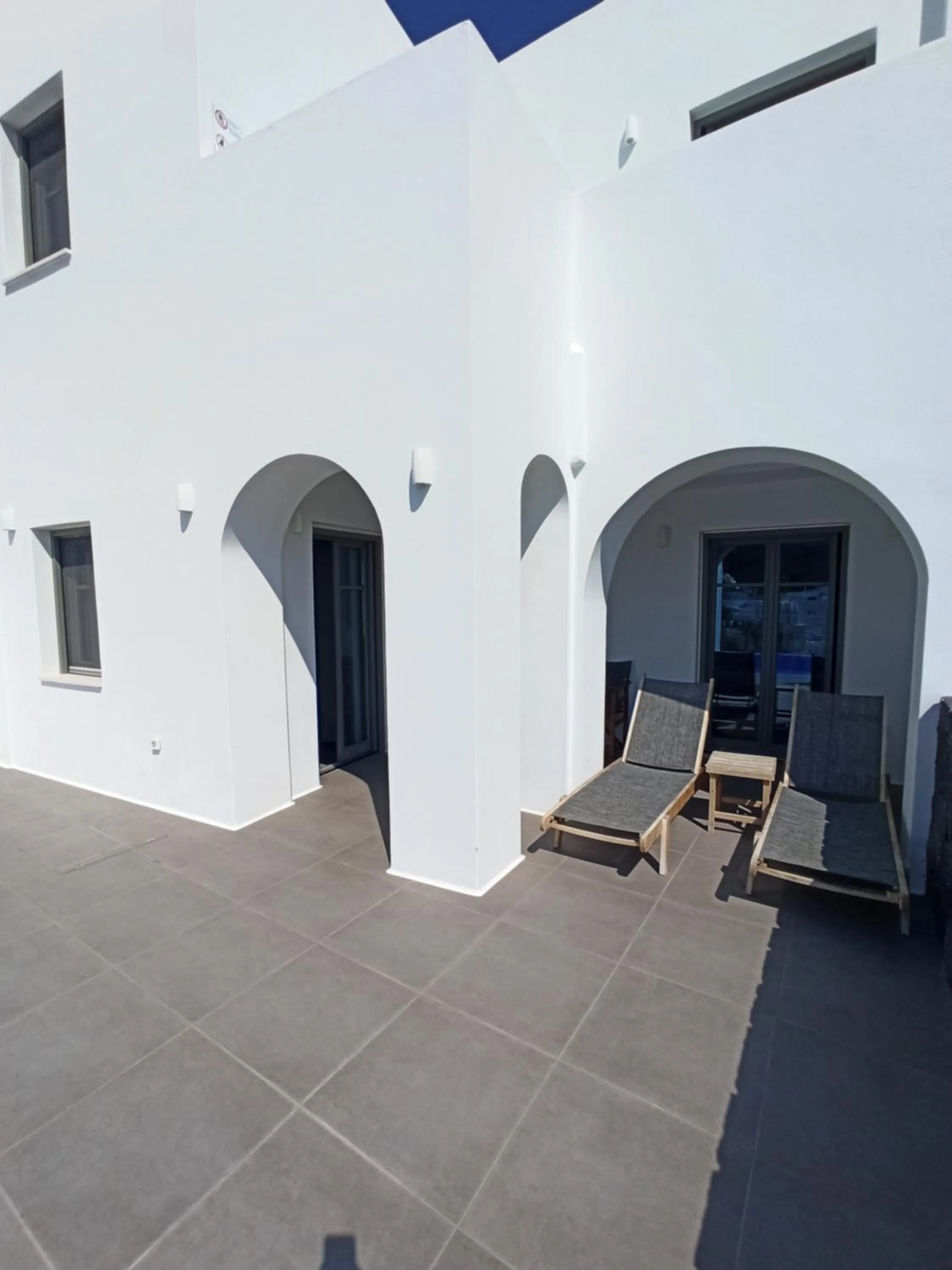 Balcony/Terrace in Amphitrite Suites Santorini