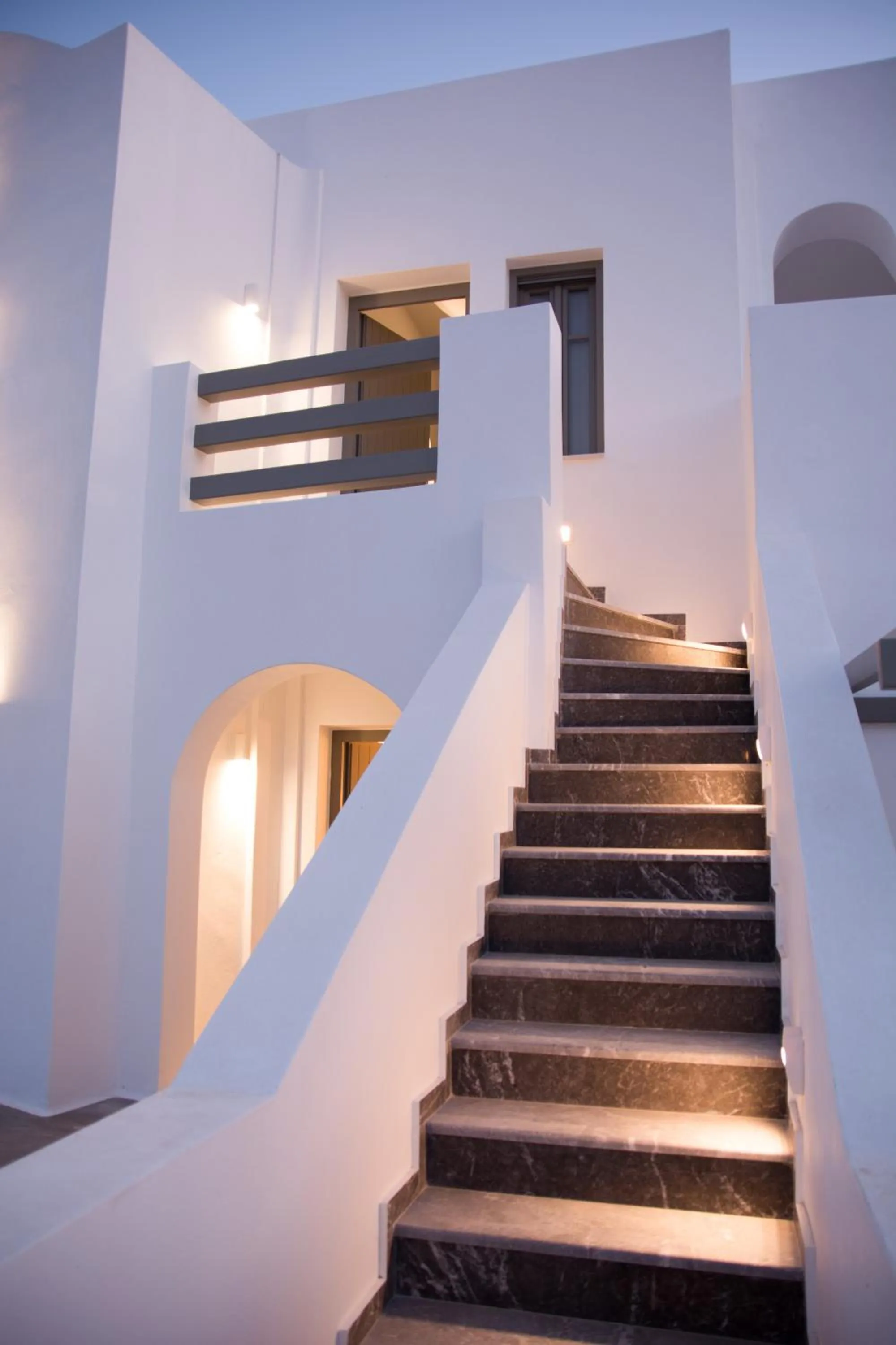 Facade/entrance in Amphitrite Suites Santorini
