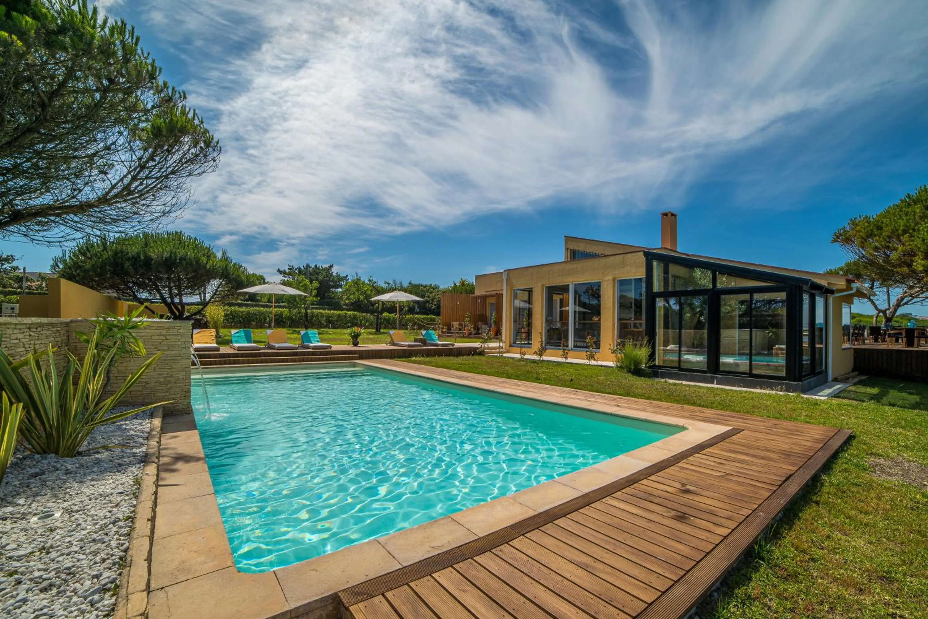 Pool view in Sense of Ofir