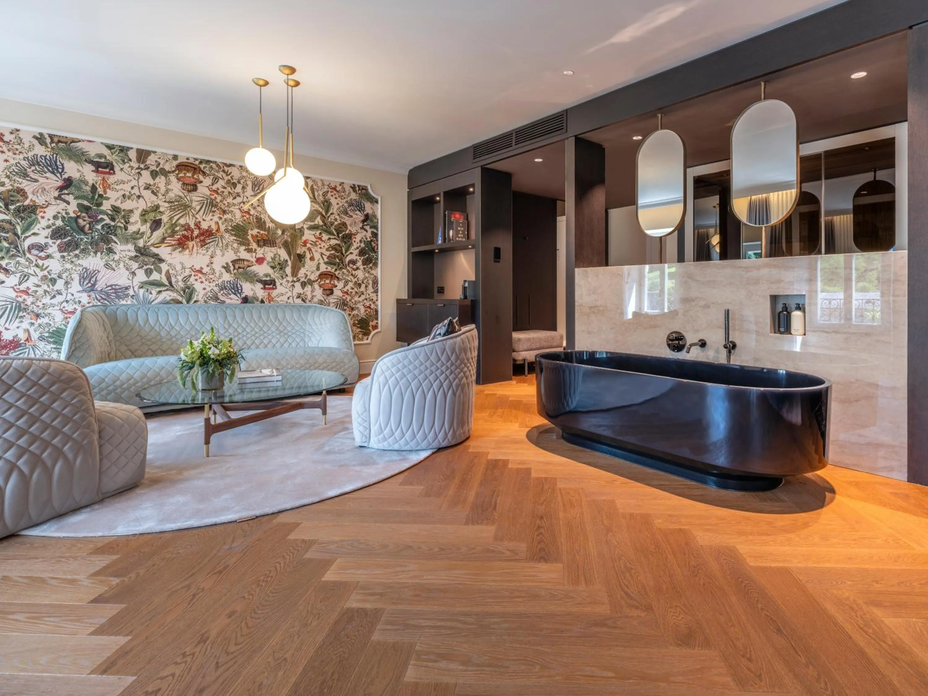 Living room in Steigenberger Icon Europäischer Hof Baden Baden