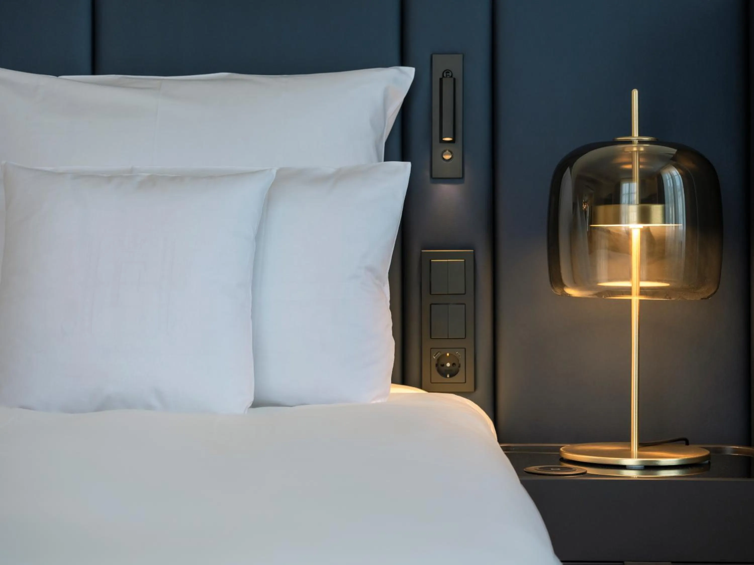 Bed in Steigenberger Icon Europäischer Hof Baden Baden