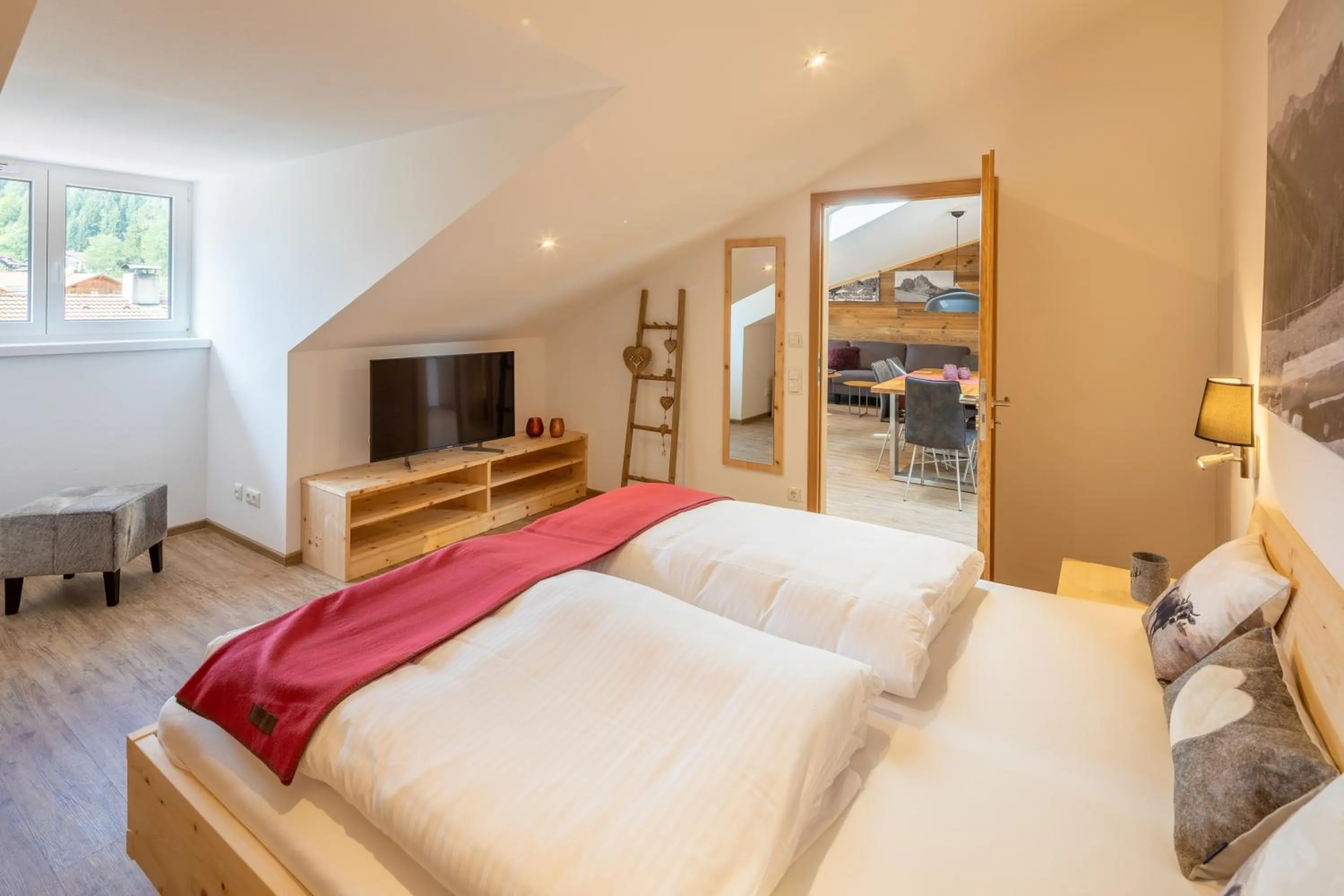 Bedroom, Bed in Monusse Boid Wohnung 12