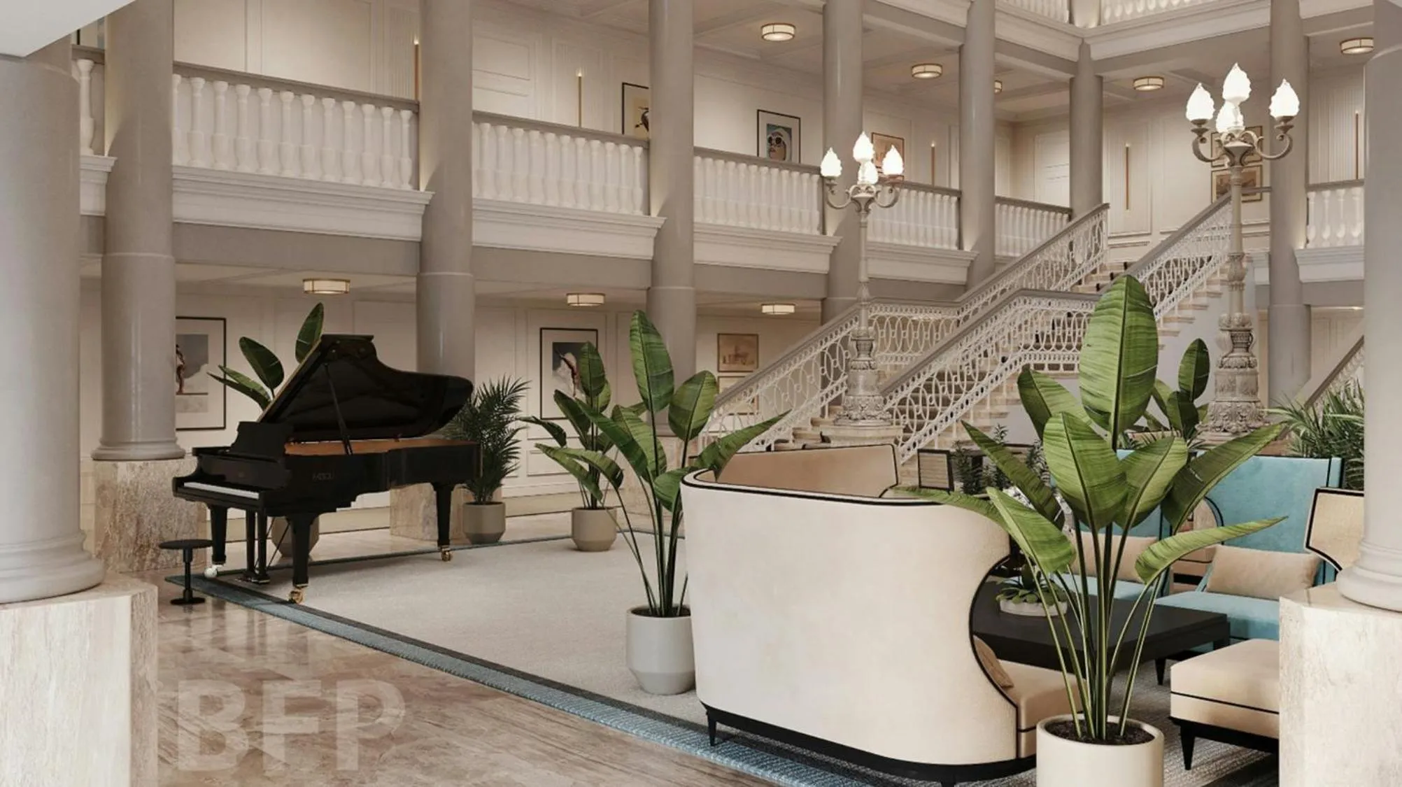 Lobby or reception in Badischer Hof Baden-Baden - Leonardo Limited Edition