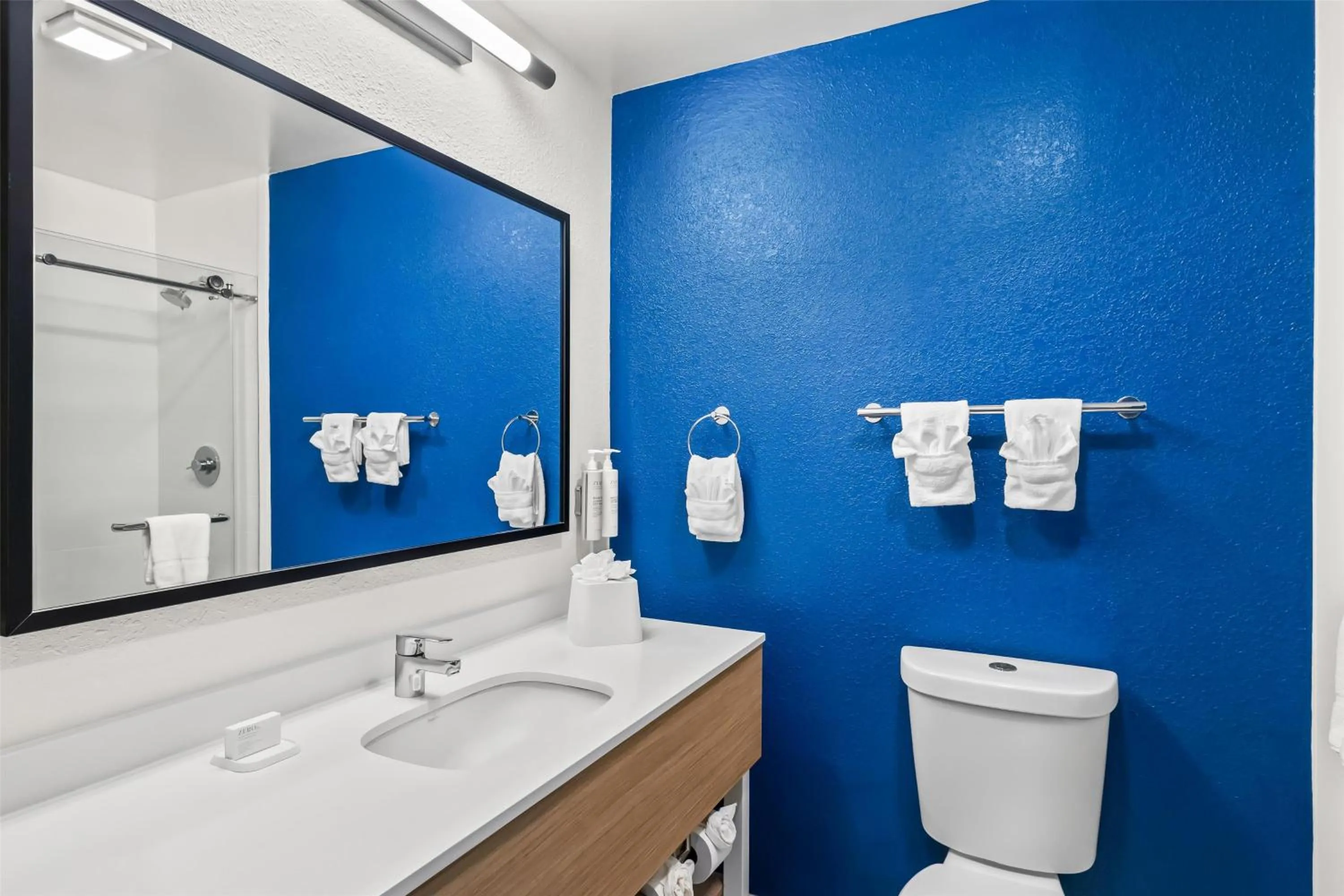 Bathroom in Spark by Hilton Duluth