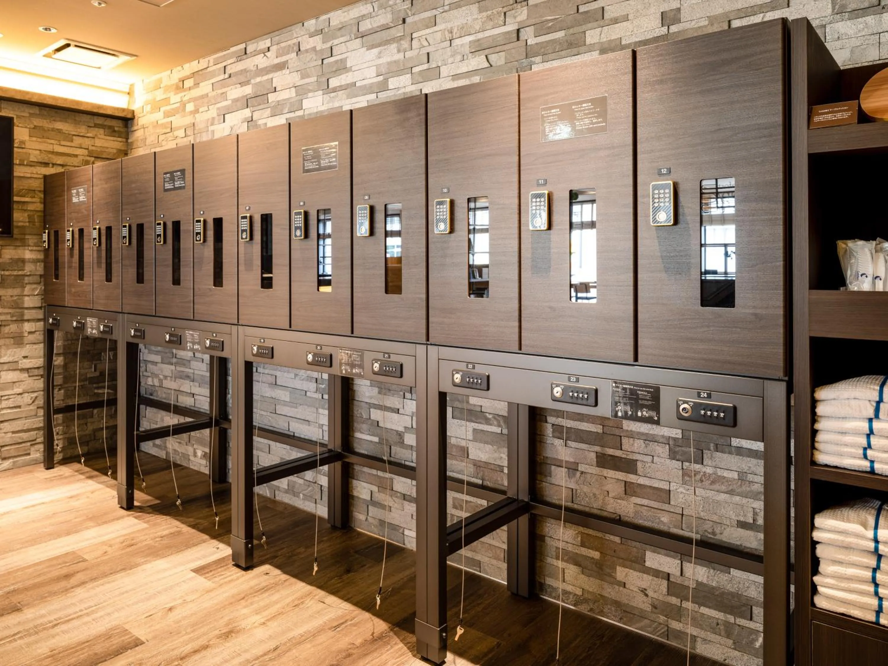 locker in Comfort Hotel Obihiro