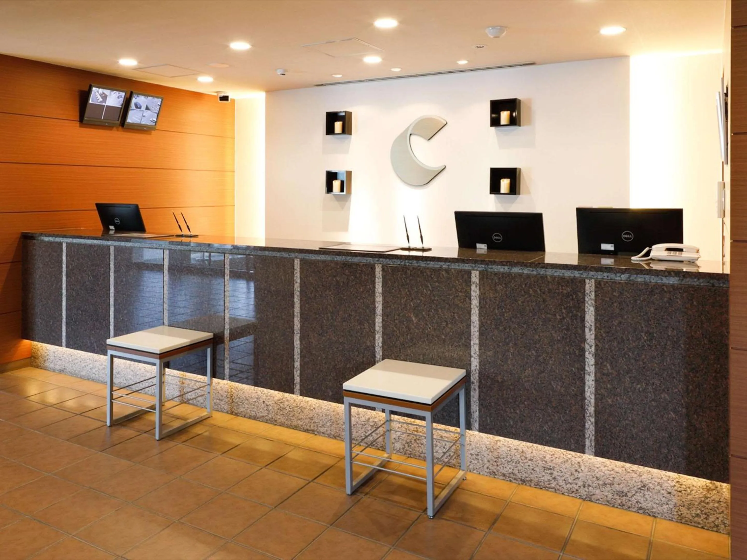 Lobby or reception in Comfort Hotel Obihiro