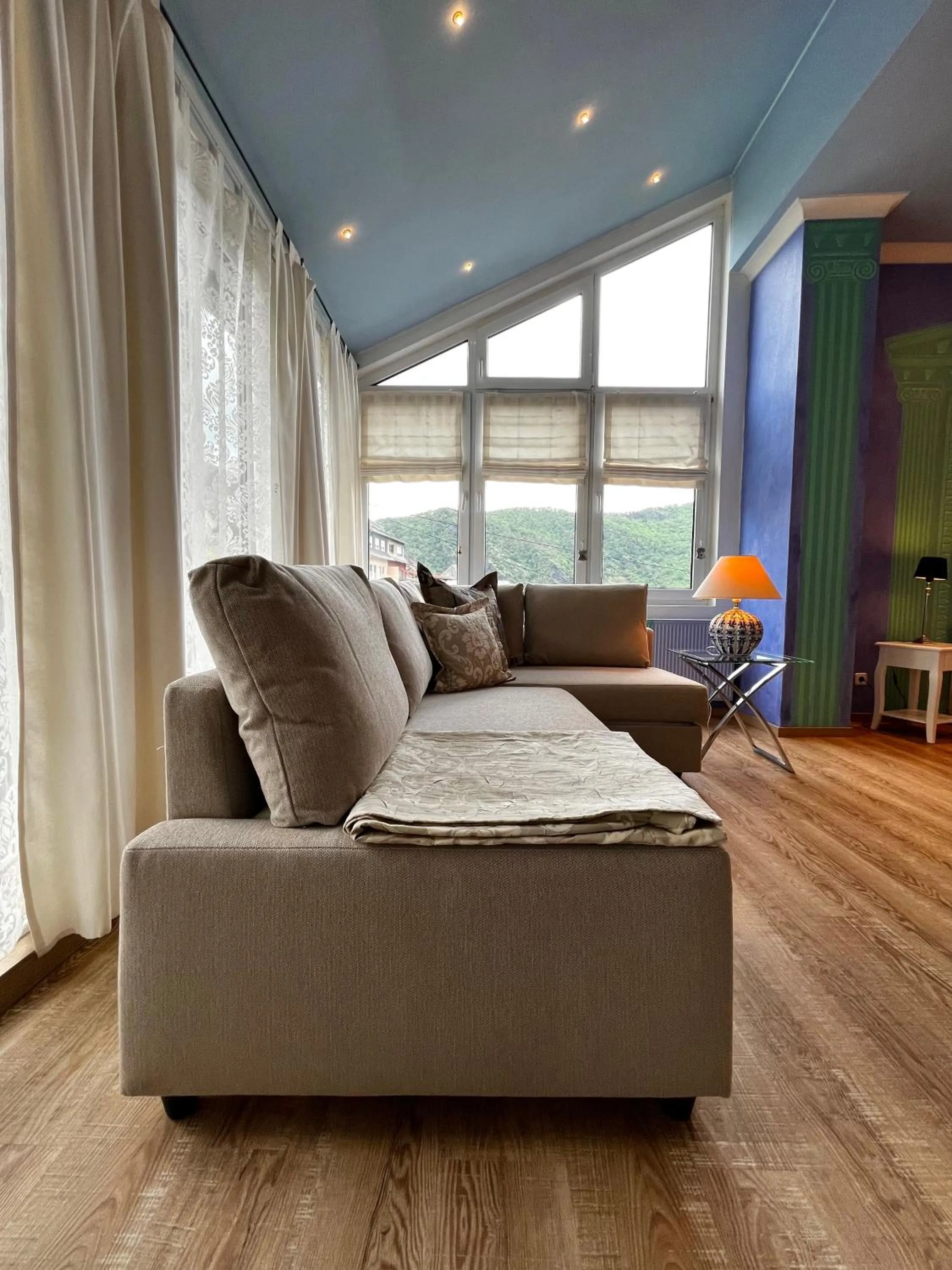 Living room in PARK VILLA zentral am Mittelrhein Zimmer&Apartments Self check in Aparthotel