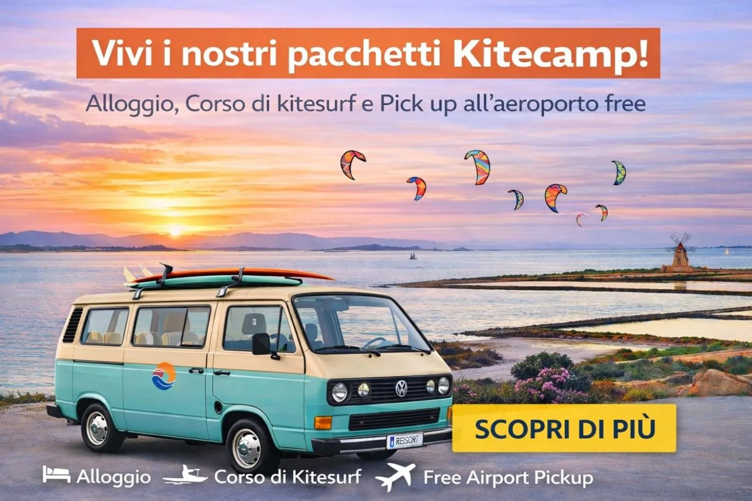 Sunset Wave - STAGNONE KITESURF VILLAGE