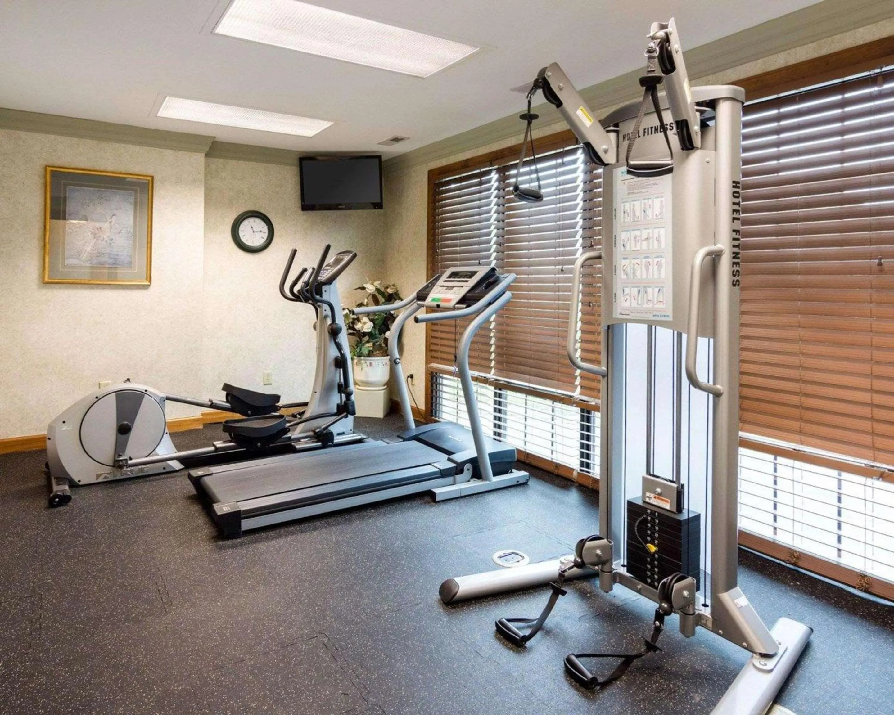 Fitness centre/facilities in Quality Inn South Hill I-85