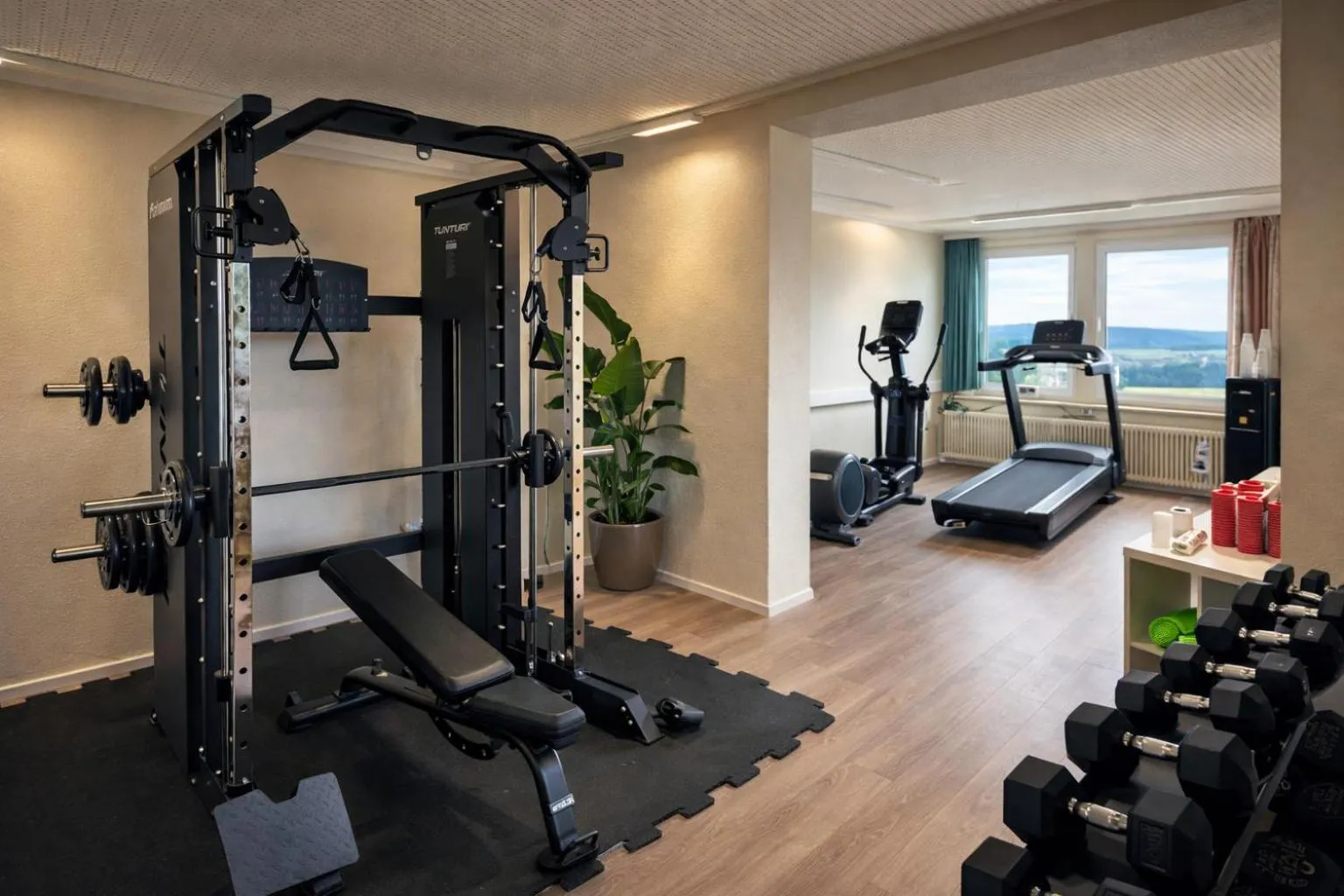 Fitness centre/facilities in Schwarzwald Wellnesshotel SAIGERHÖH I Spa Golf & Wandern über dem Titisee