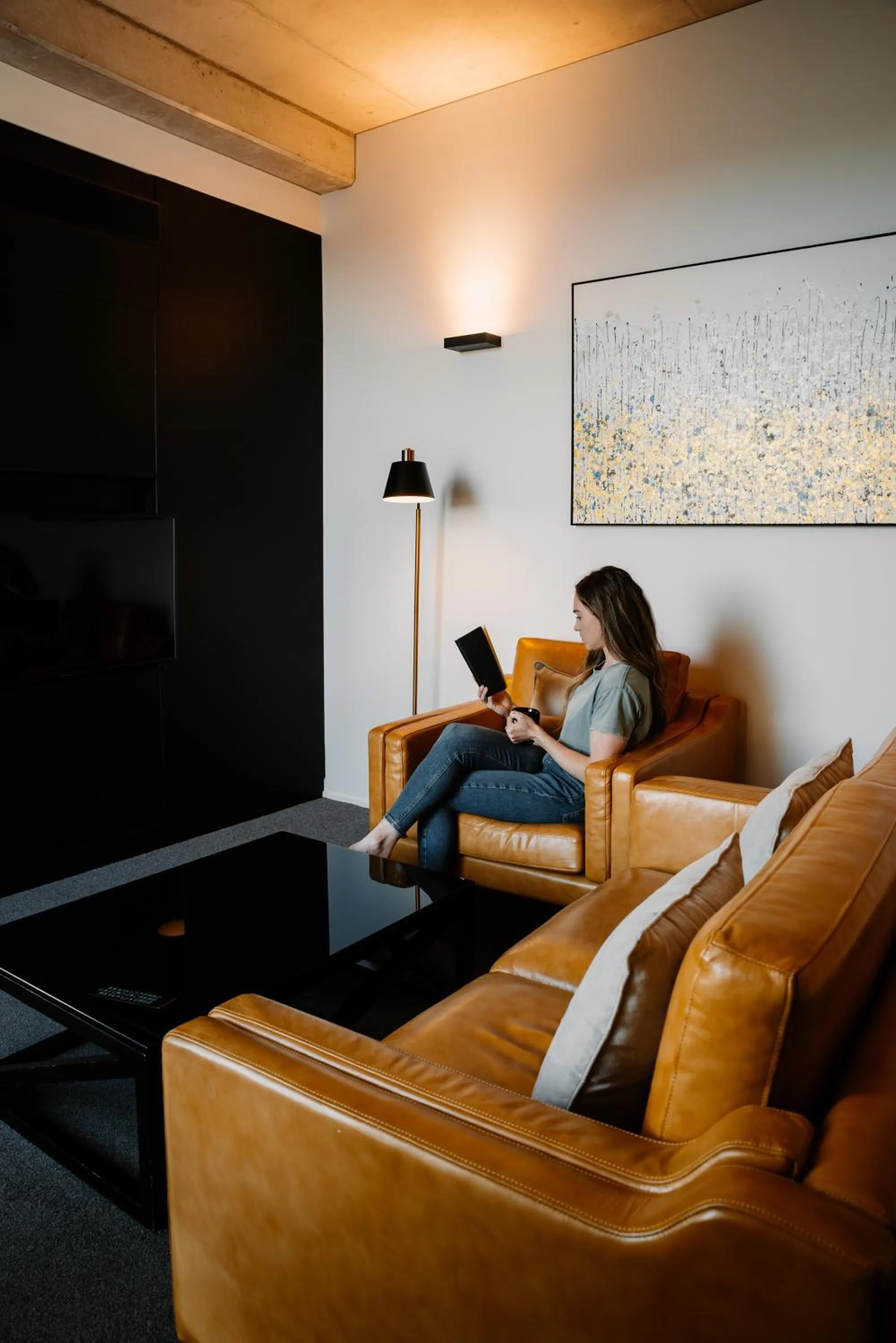 Living room in Hotel Verge Launceston