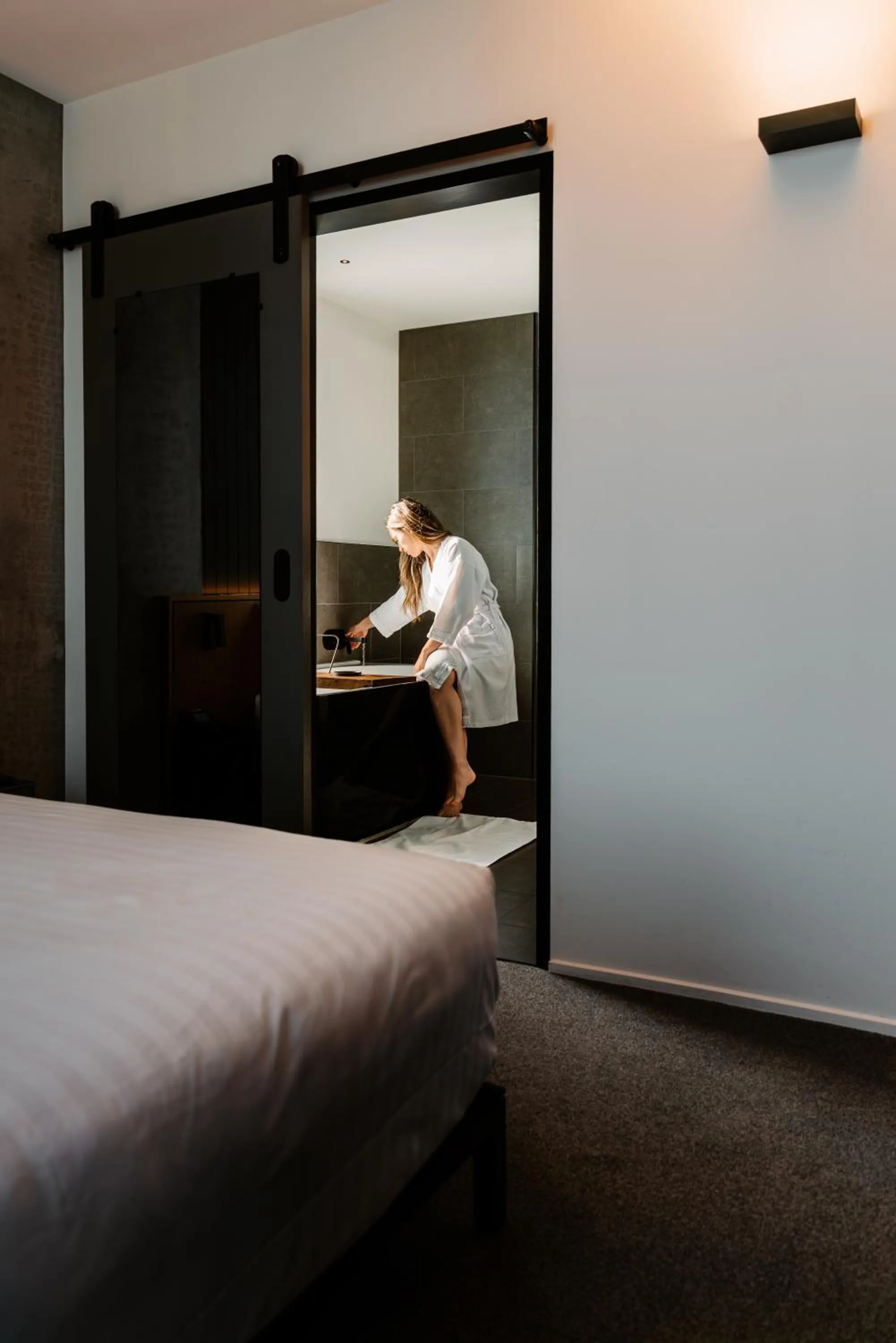 Bath, Bed in Hotel Verge Launceston