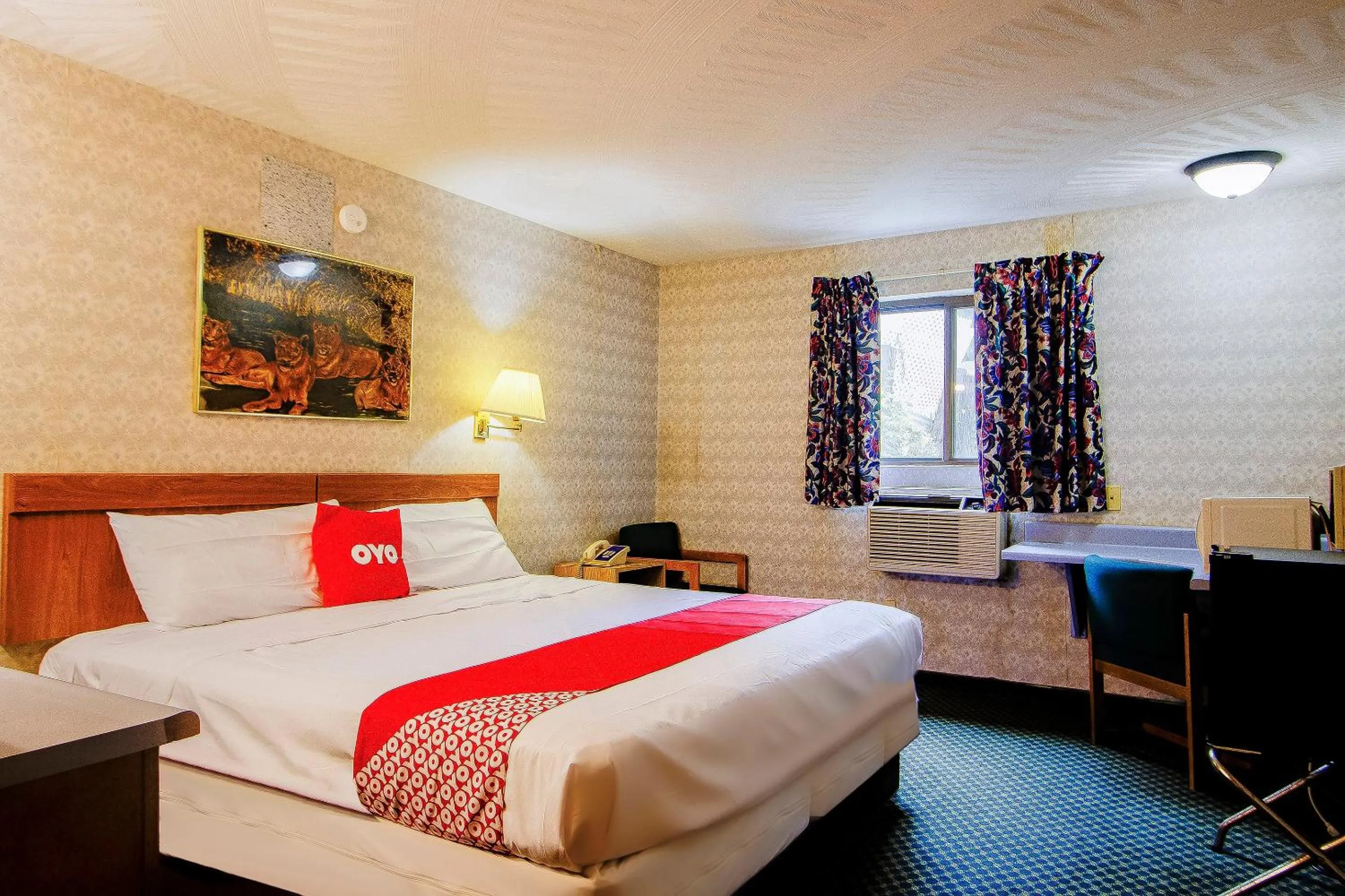 Bedroom, Bed in OYO Hotel Chapmanville Inn, WV - Hwy 119