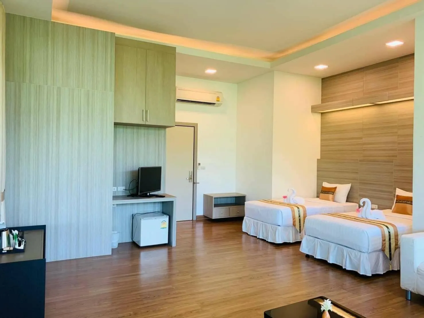 Bed in Treescape Resort Chiangmai