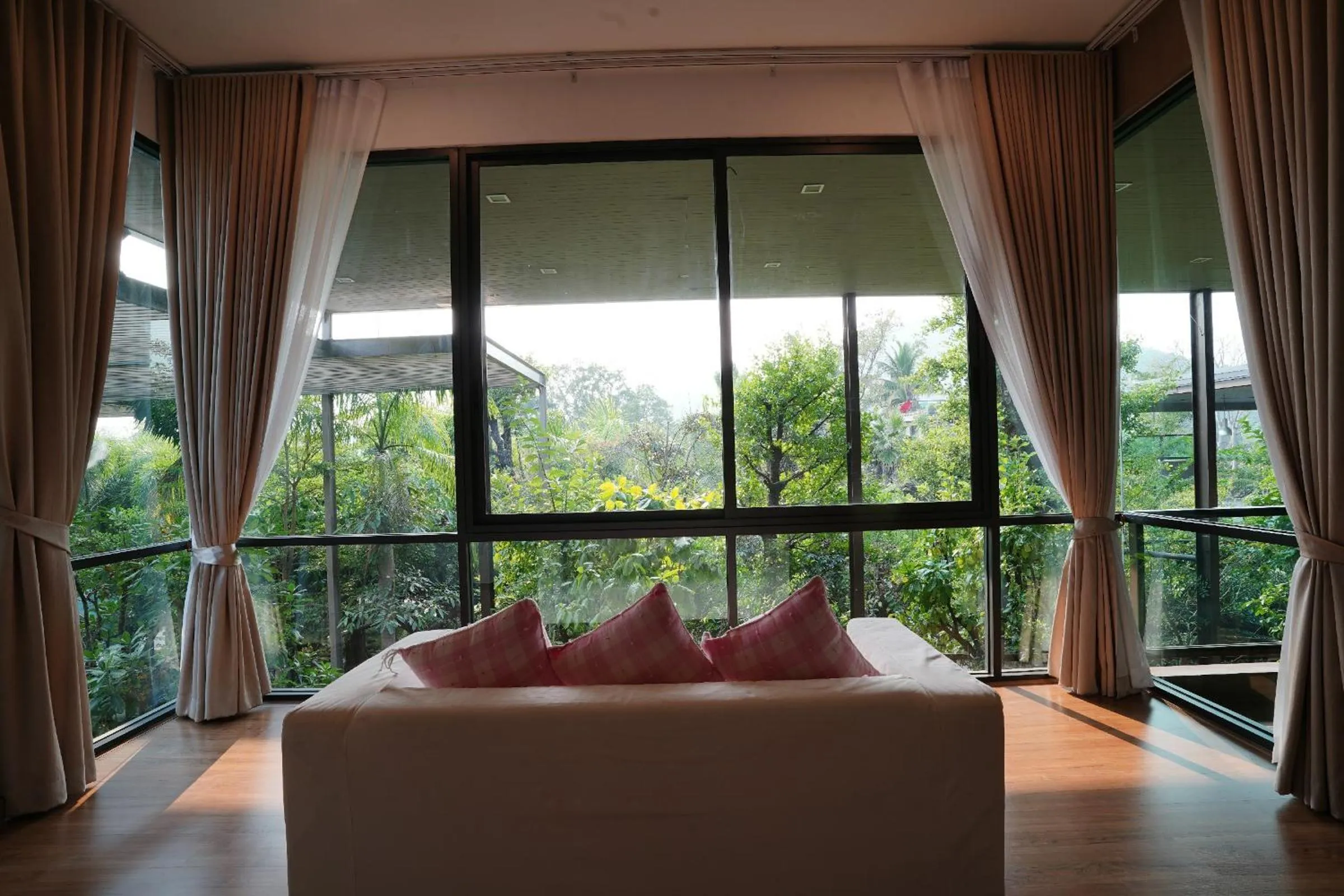 Bed in Treescape Resort Chiangmai