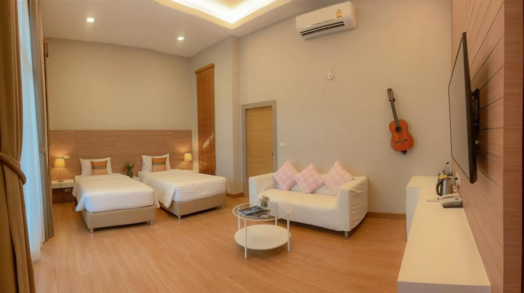 Bed in Treescape Resort Chiangmai