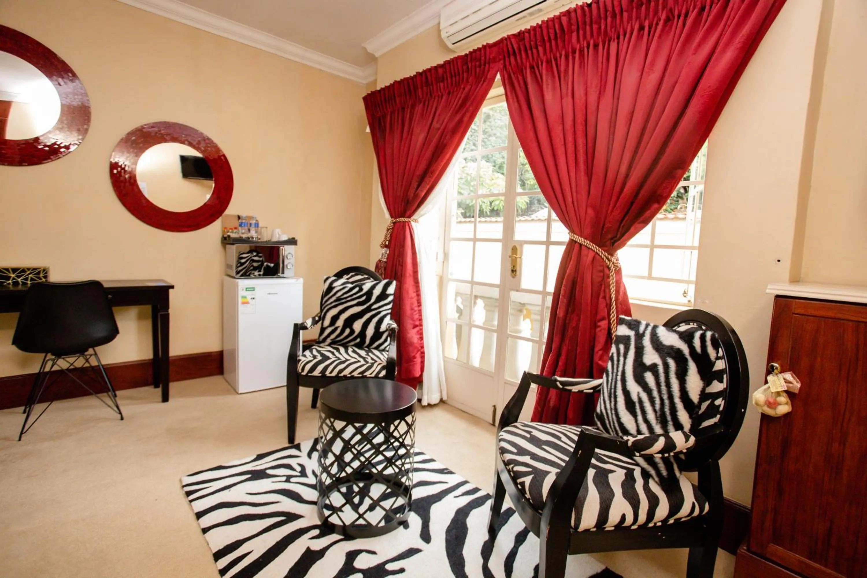 Seating area in TDM's Boutique Guest House