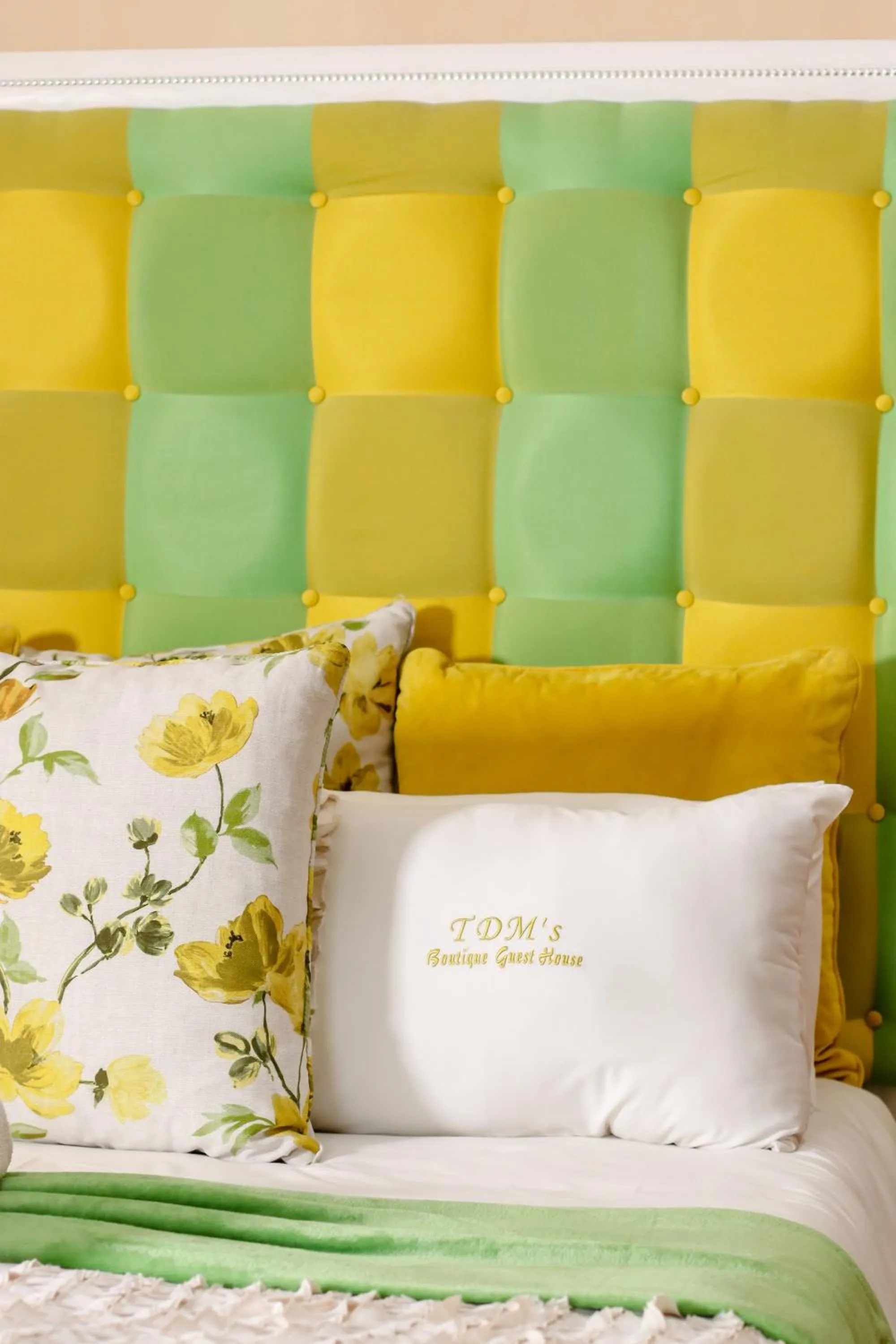 Decorative detail, Bed in TDM's Boutique Guest House