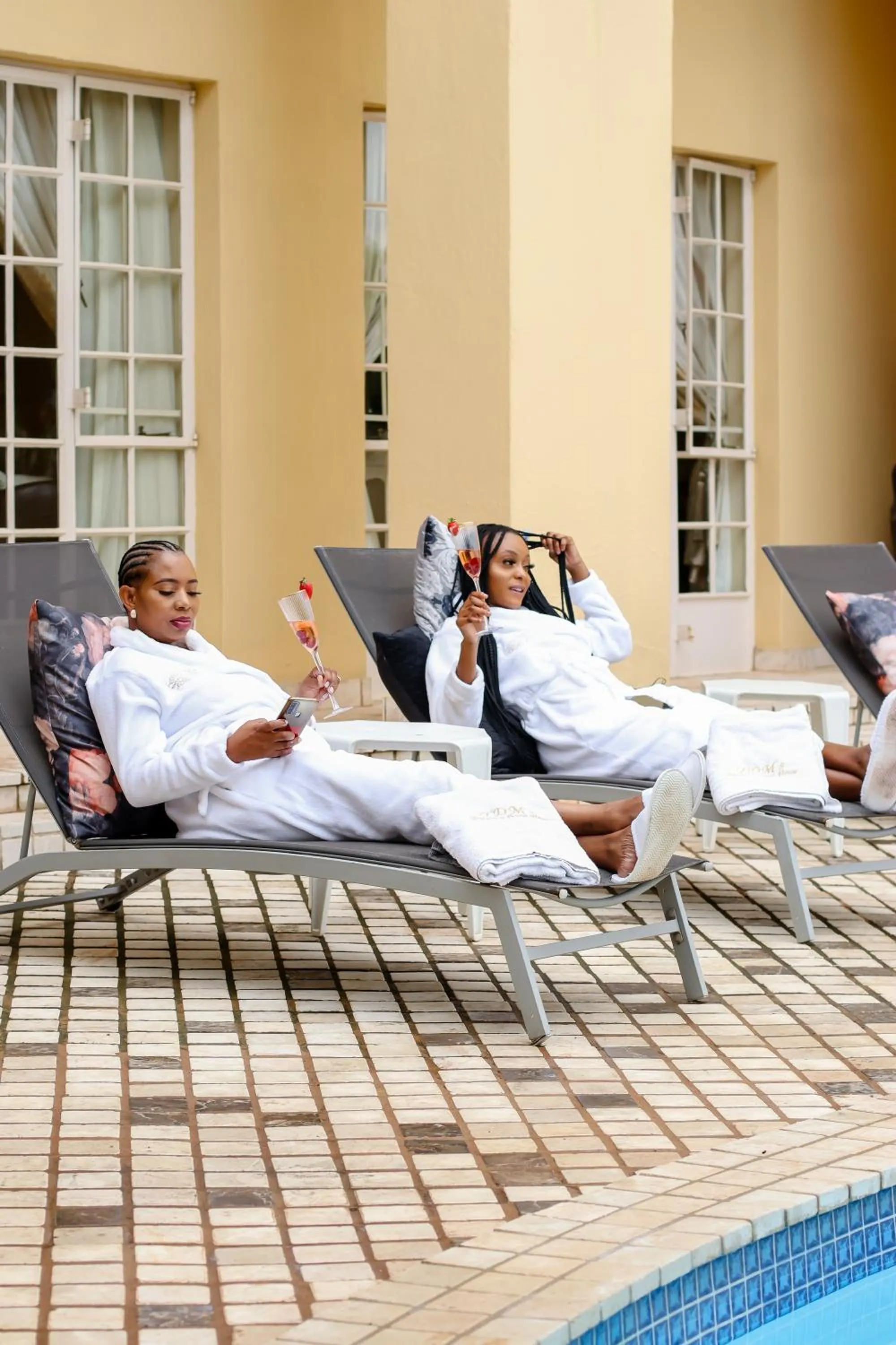 Swimming pool in TDM's Boutique Guest House