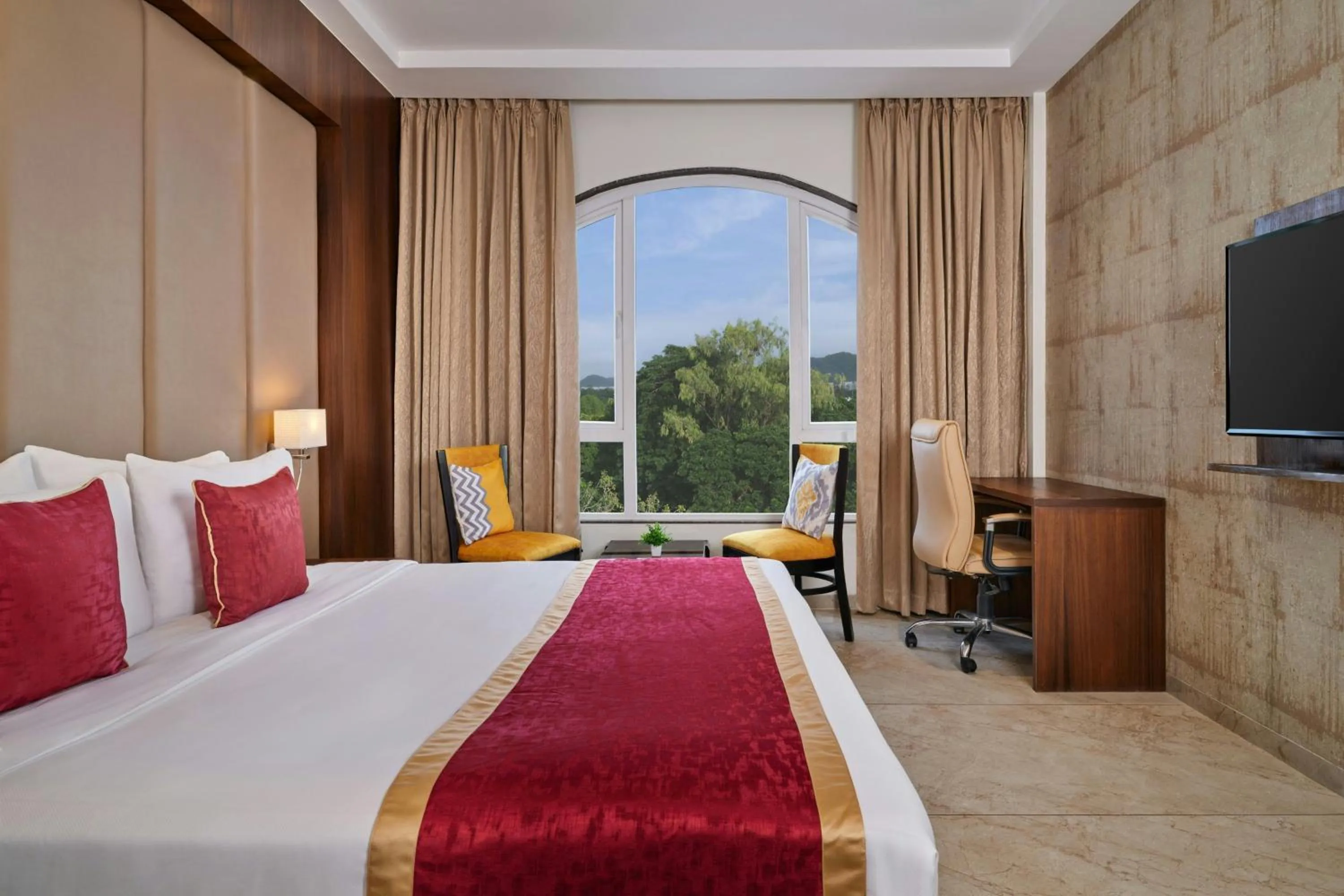 Bedroom, Bed in The Fern Sardar Sarovar Resort Kevadia, Gujarat, Series by Marriott