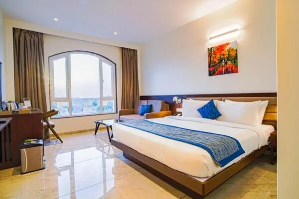 View (from property/room), Bed in The Fern Sardar Sarovar Resort Kevadia, Gujarat, Series by Marriott