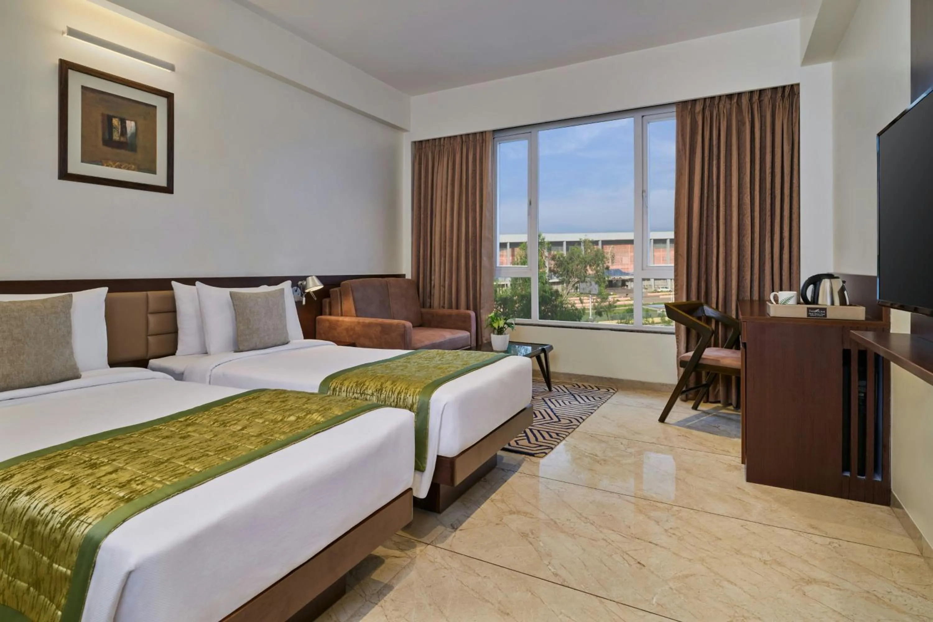 Photo of the whole room, Bed in The Fern Sardar Sarovar Resort Kevadia, Gujarat, Series by Marriott