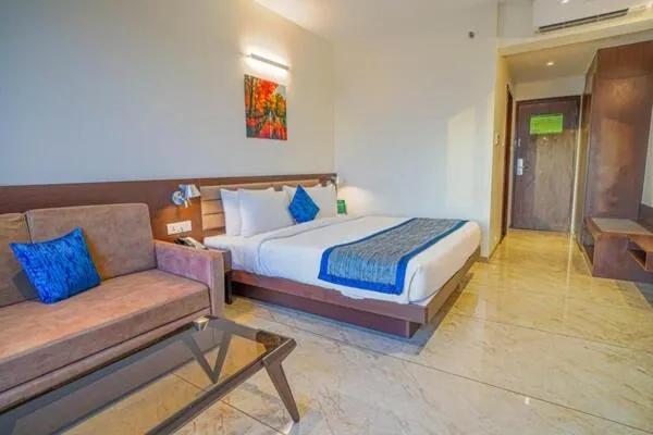 View (from property/room), Bed in The Fern Sardar Sarovar Resort Kevadia, Gujarat, Series by Marriott