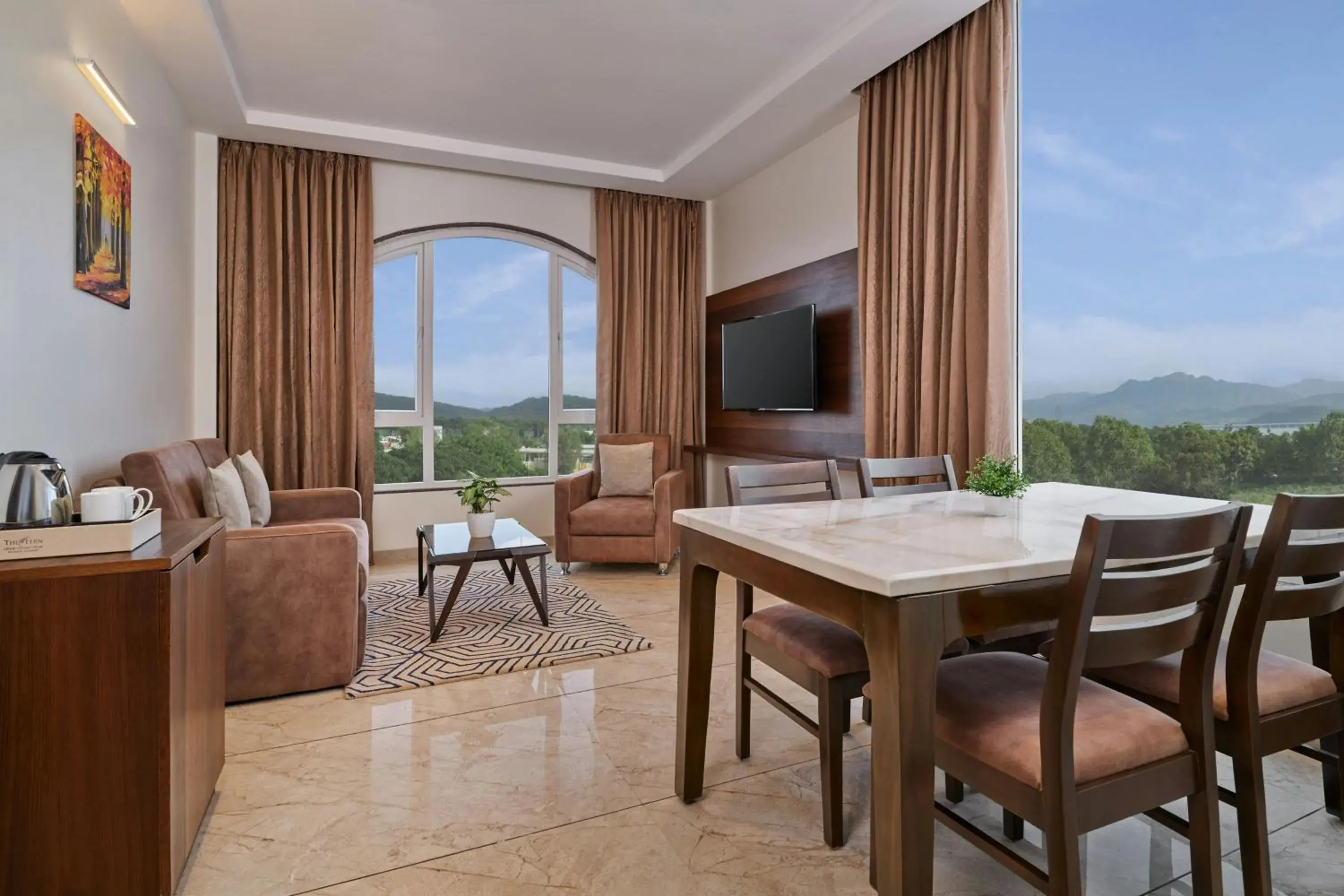 Fern Classic King Suite with City View in The Fern Sardar Sarovar Resort Kevadia, Gujarat, Series by Marriott Fern Classic King Suite with City View in The Fern Sardar Sarovar Resort Kevadia, Gujarat, Series by Marriott