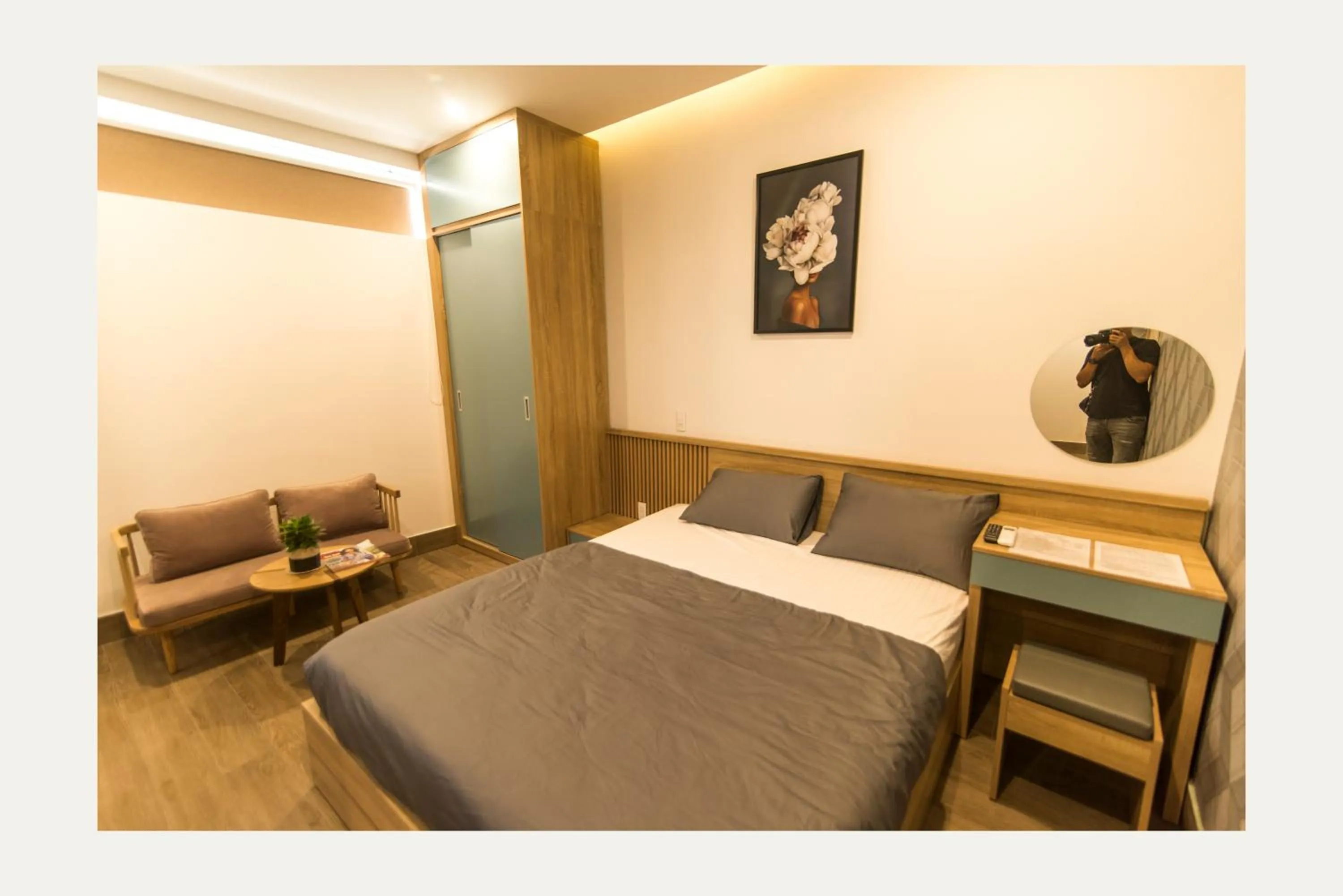 Bed in AHA Thang Bom Apartment Da Nang