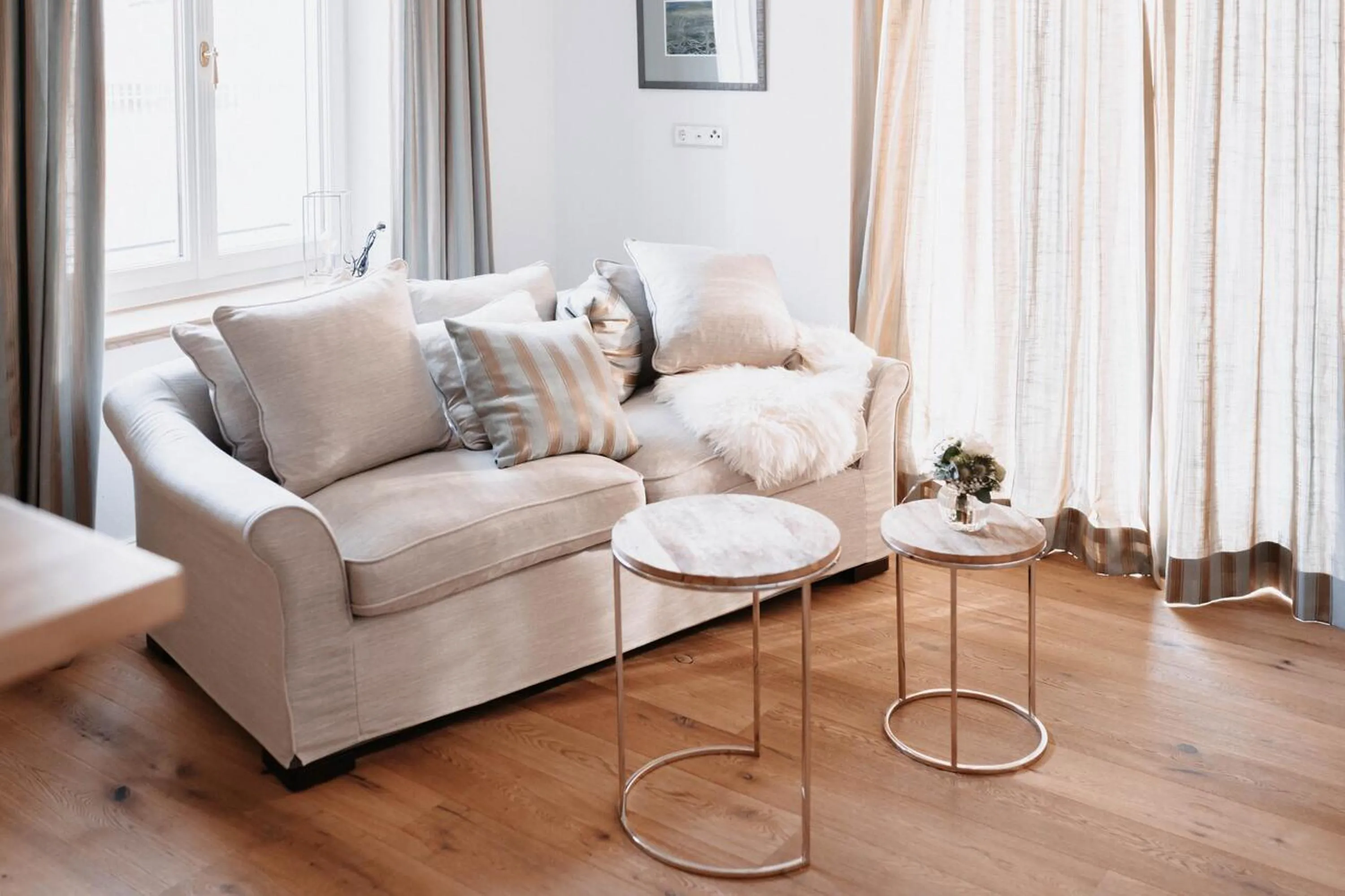 Seating area in Das Betthupferl