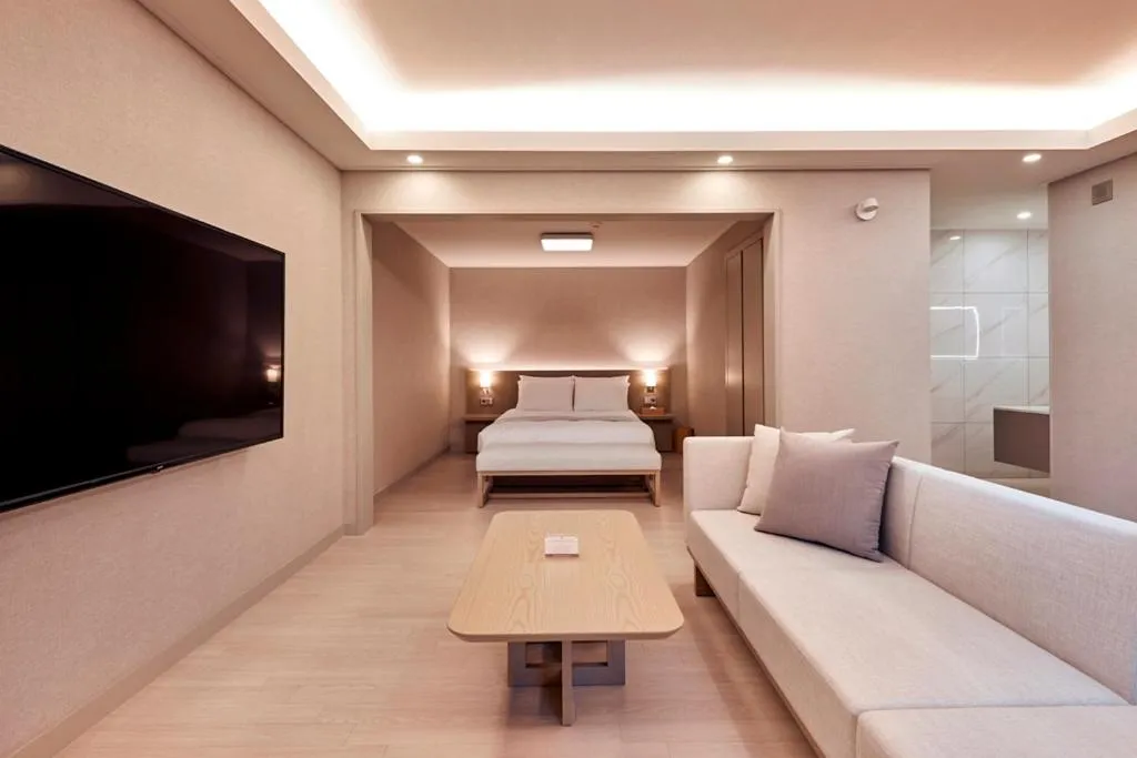 TV and multimedia, Bed in Tops10 Resort Donggang Cistar