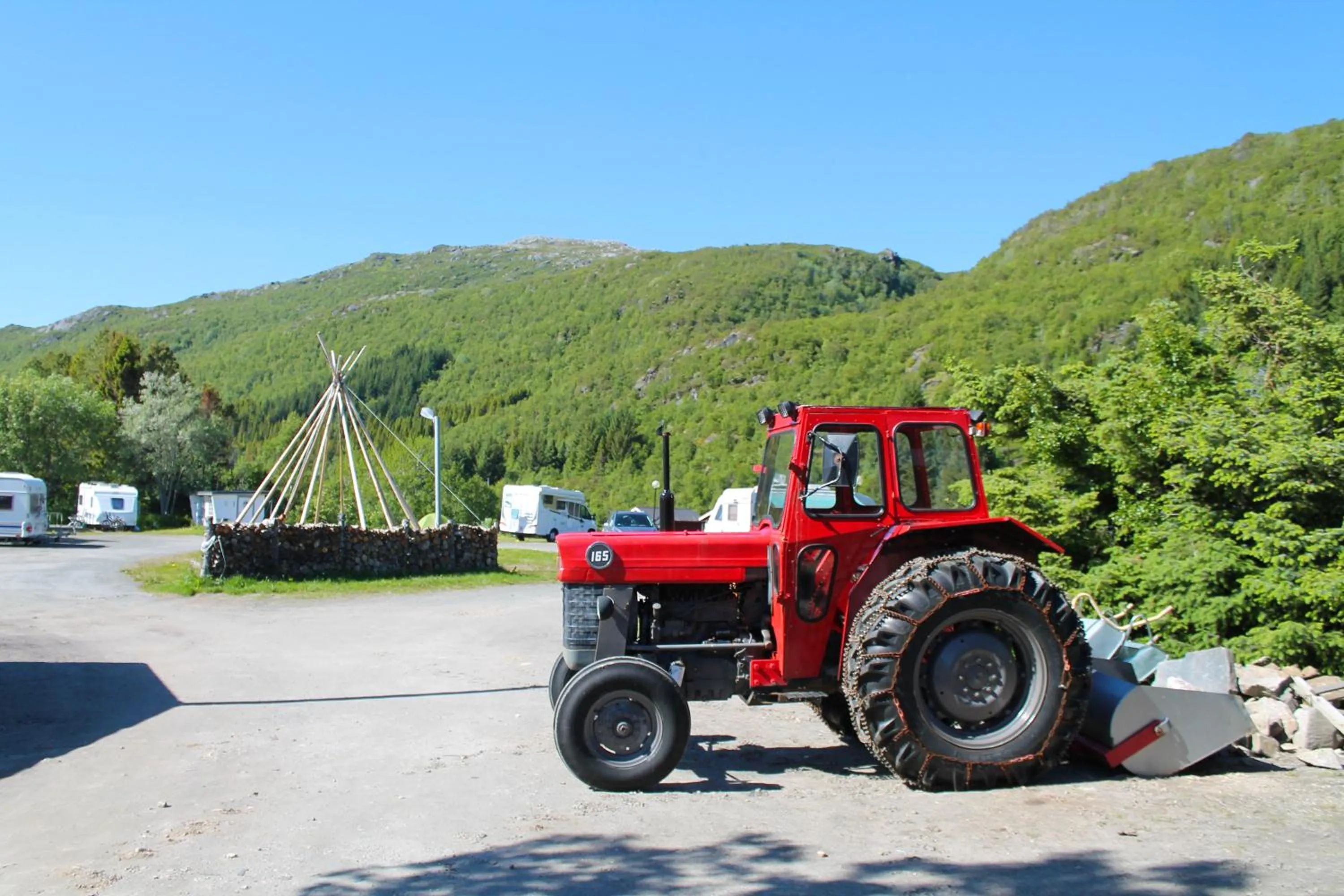 Area and facilities in Lofoten Camp