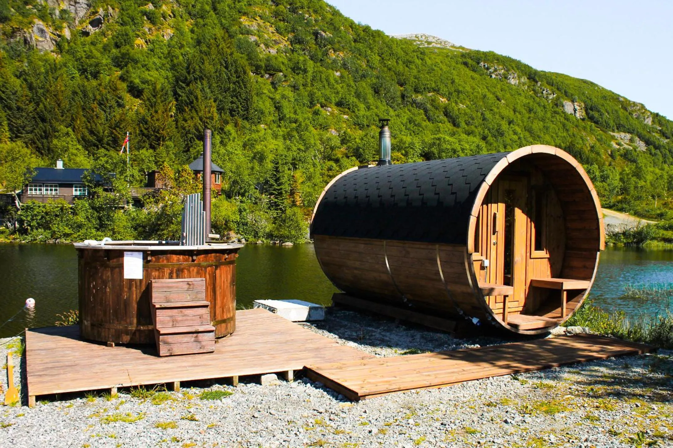 Property building in Lofoten Camp