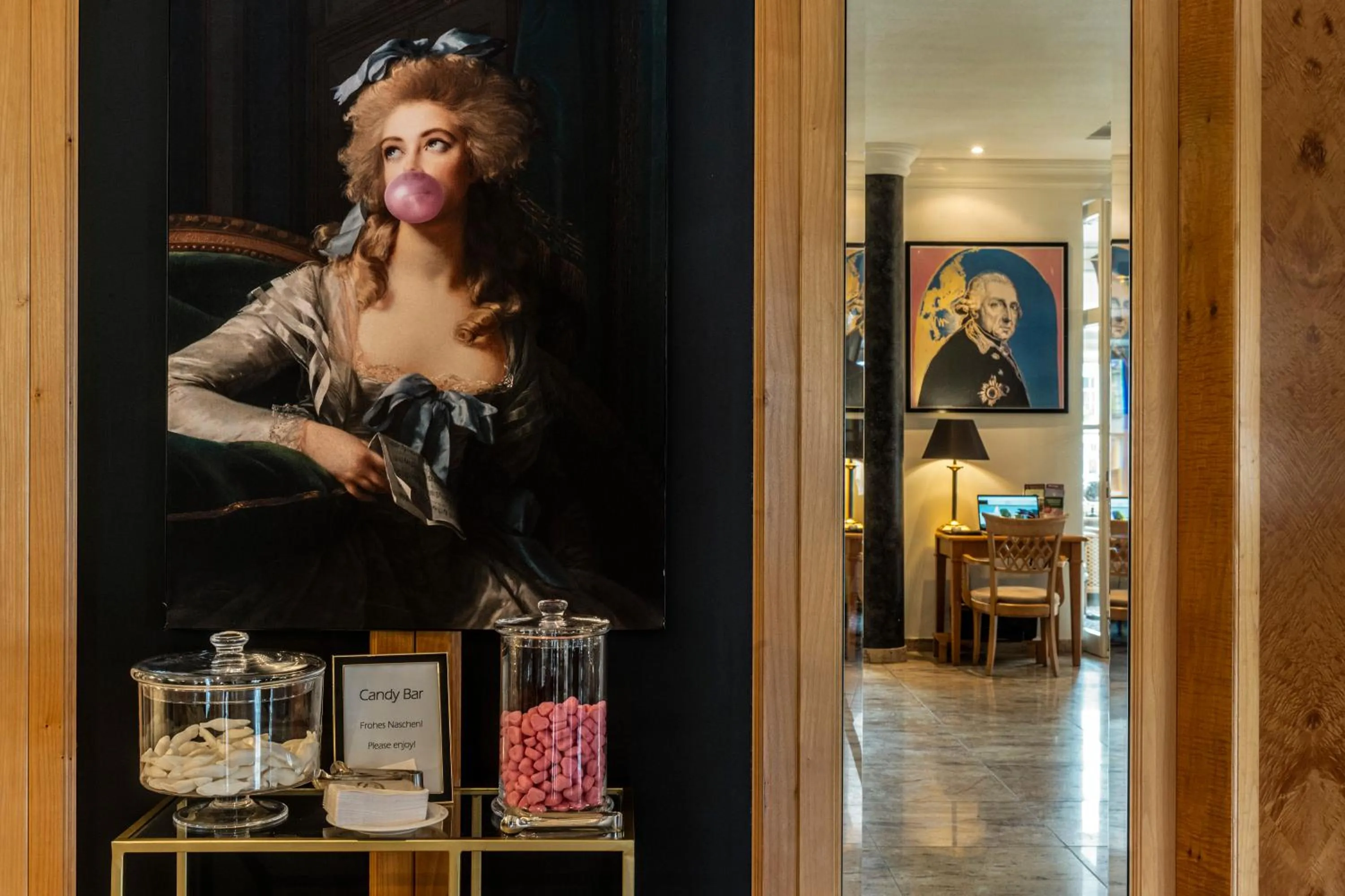 Lobby or reception in Hotel Am Jägertor