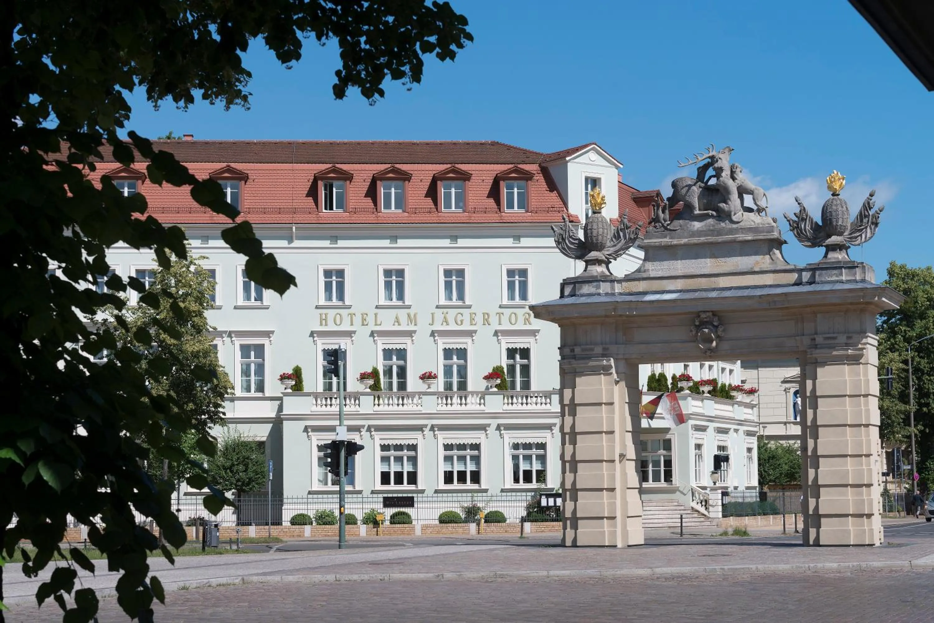 Property building in Hotel Am Jägertor