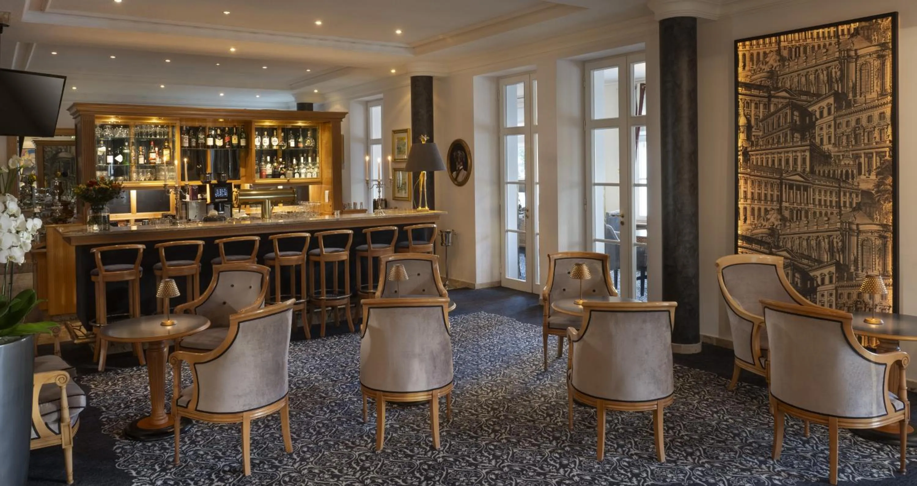 Lounge or bar in Hotel Am Jägertor
