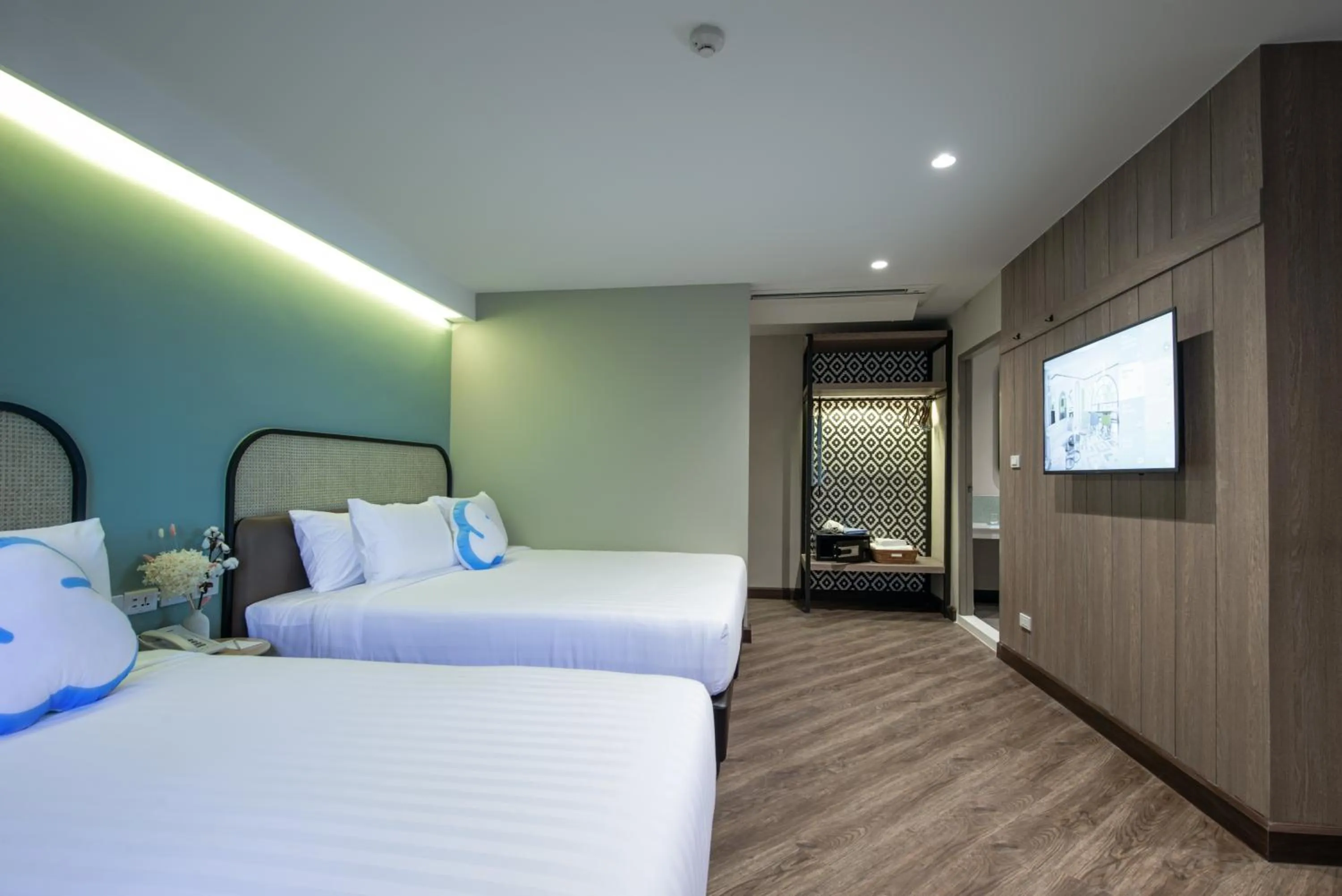 Photo of the whole room, Bed in The Cotton Saladaeng Hotel